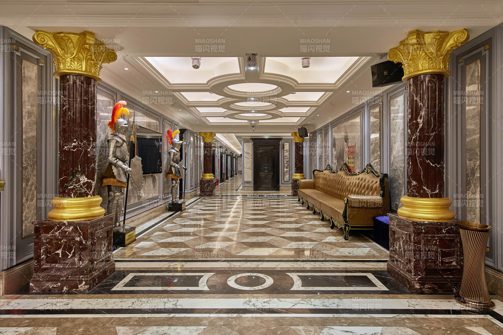豪華酒店走廊設計