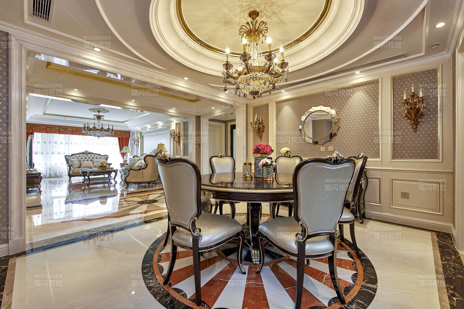 豪華歐式餐廳設計