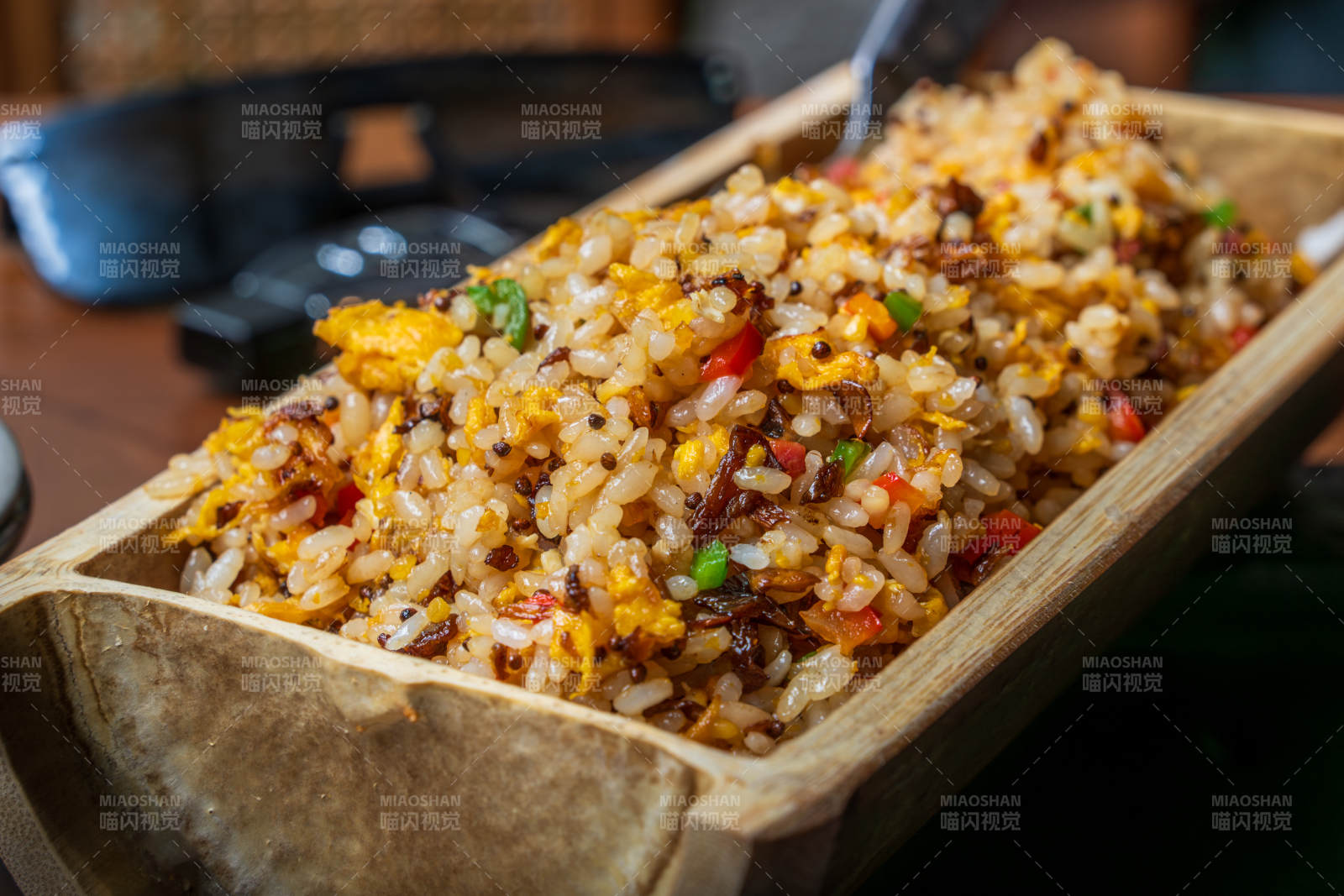 云南松茸菌云腿炒飯
