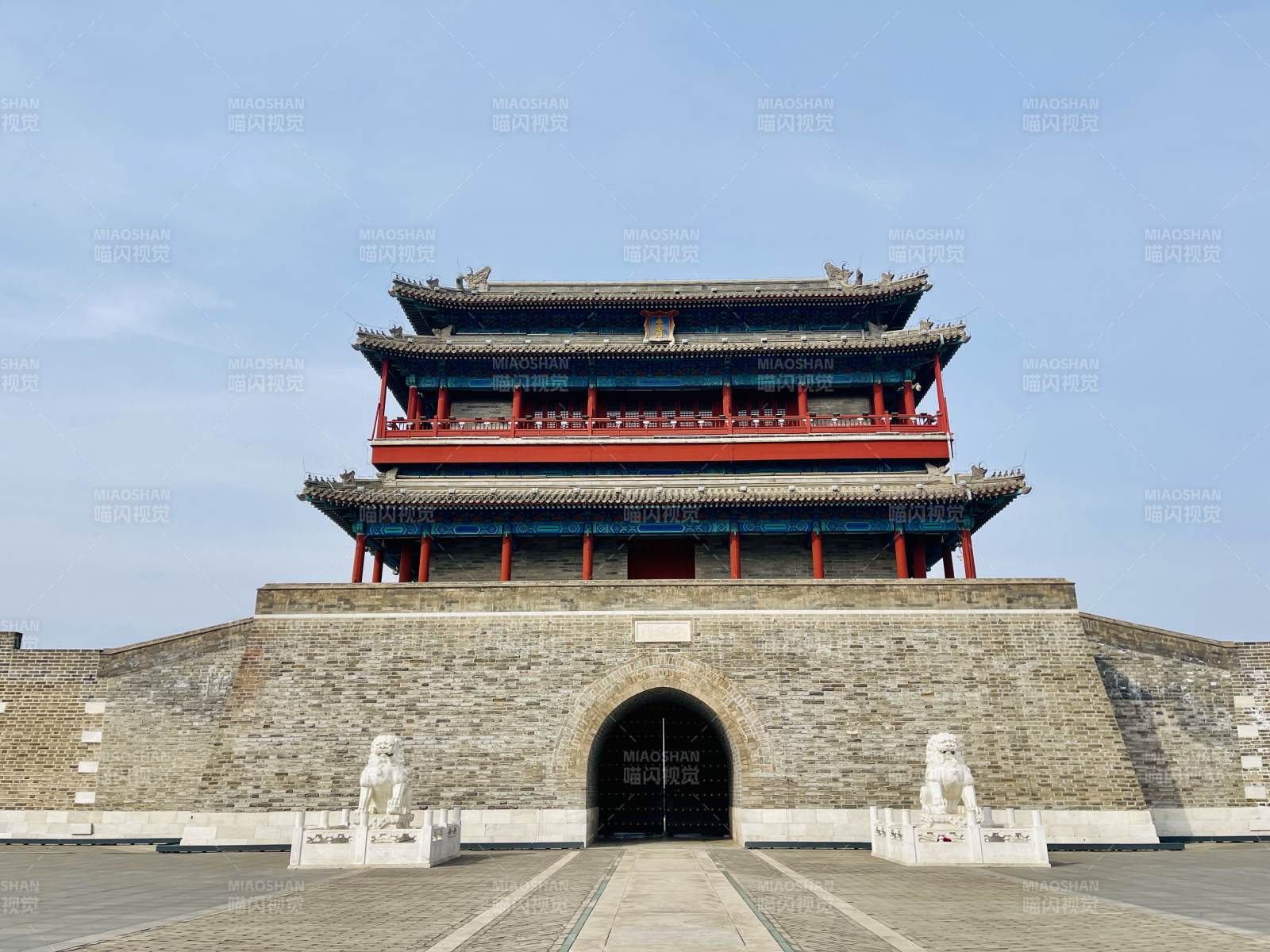 北京永定門石獅守衛(wèi)