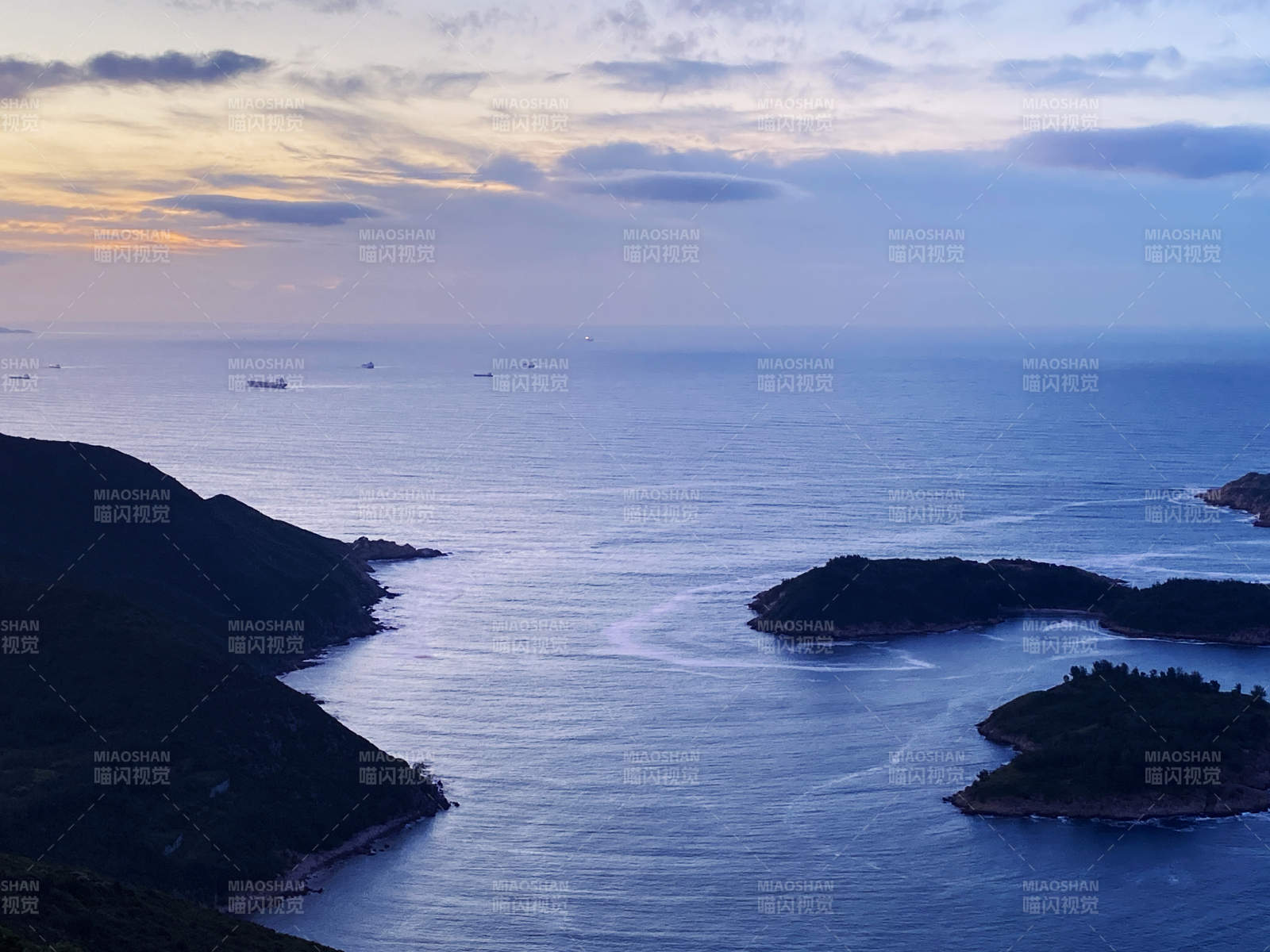海濱日落 島嶼靜謐