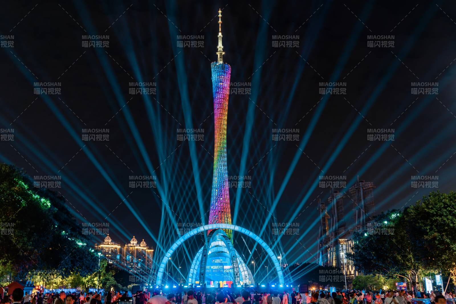 廣州塔夜景燈光秀
