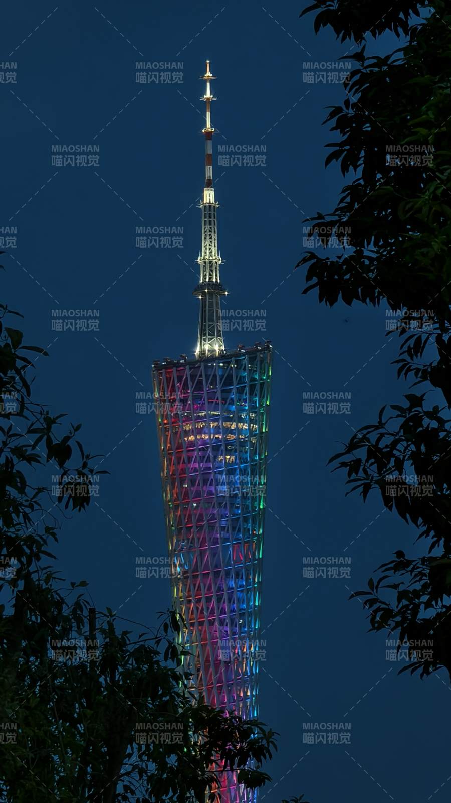 广州塔夜景灯光秀