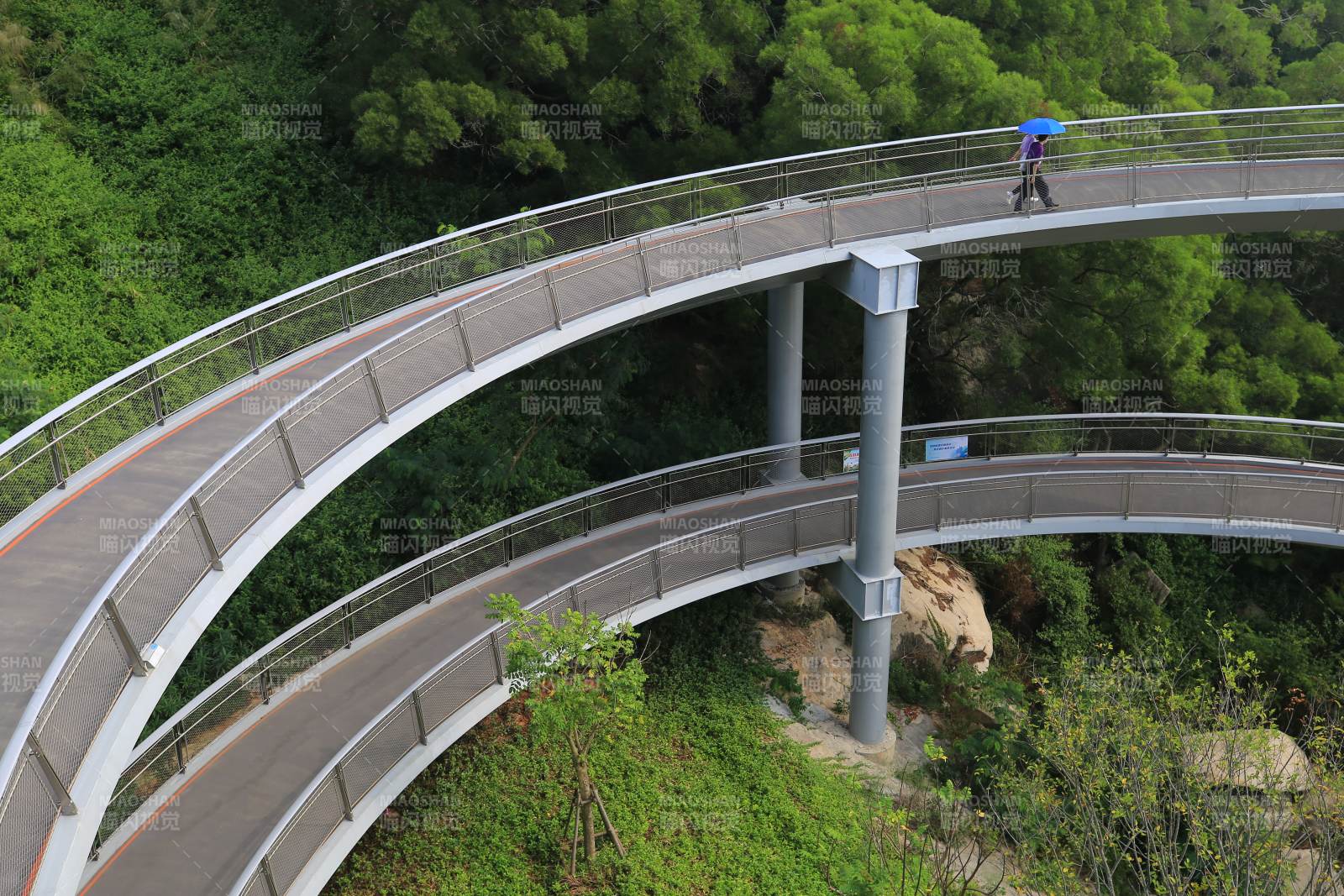 空中棧道 綠意盎然廈門市山海步道