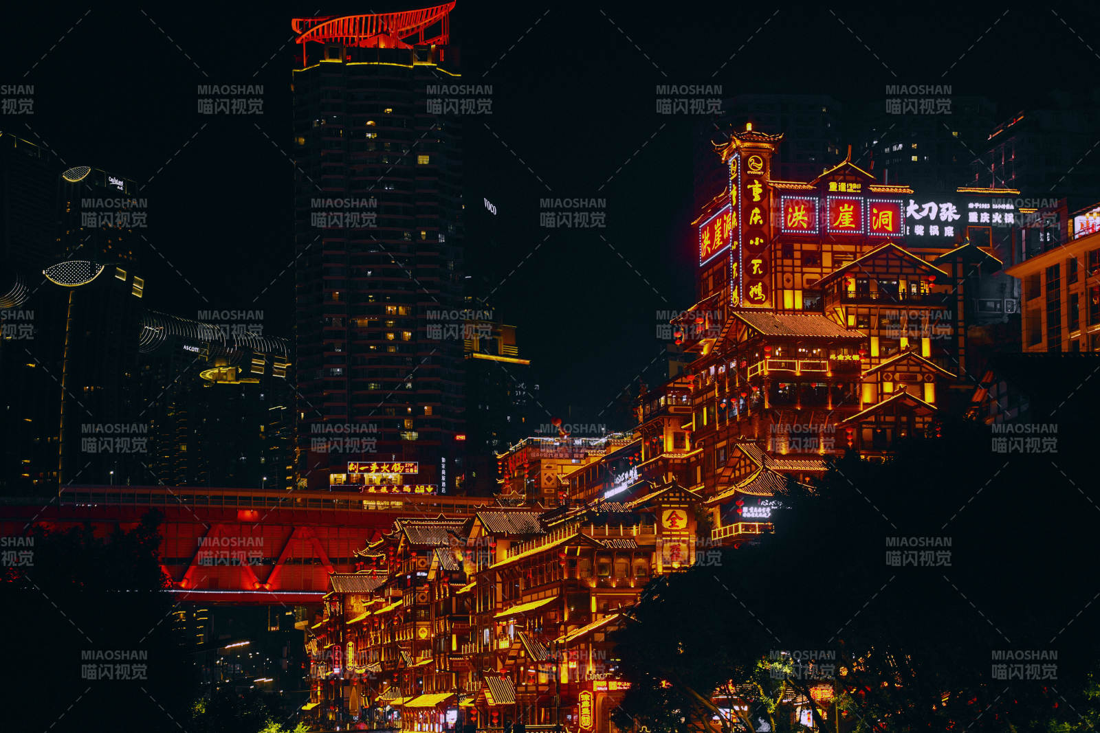 洪崖洞夜景