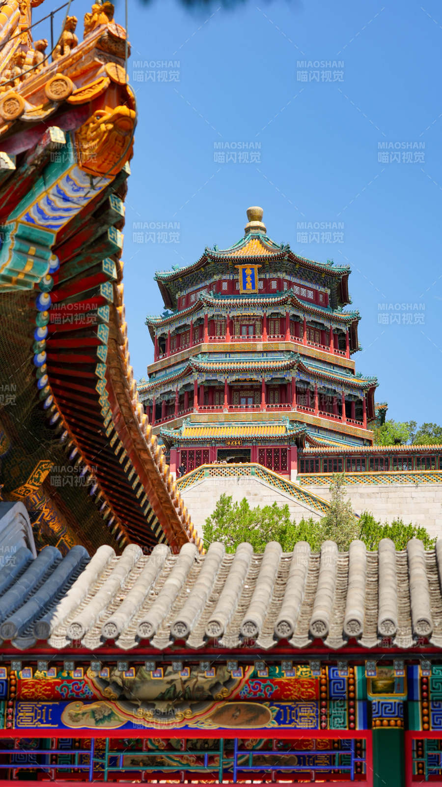 頤和園佛香閣遠景