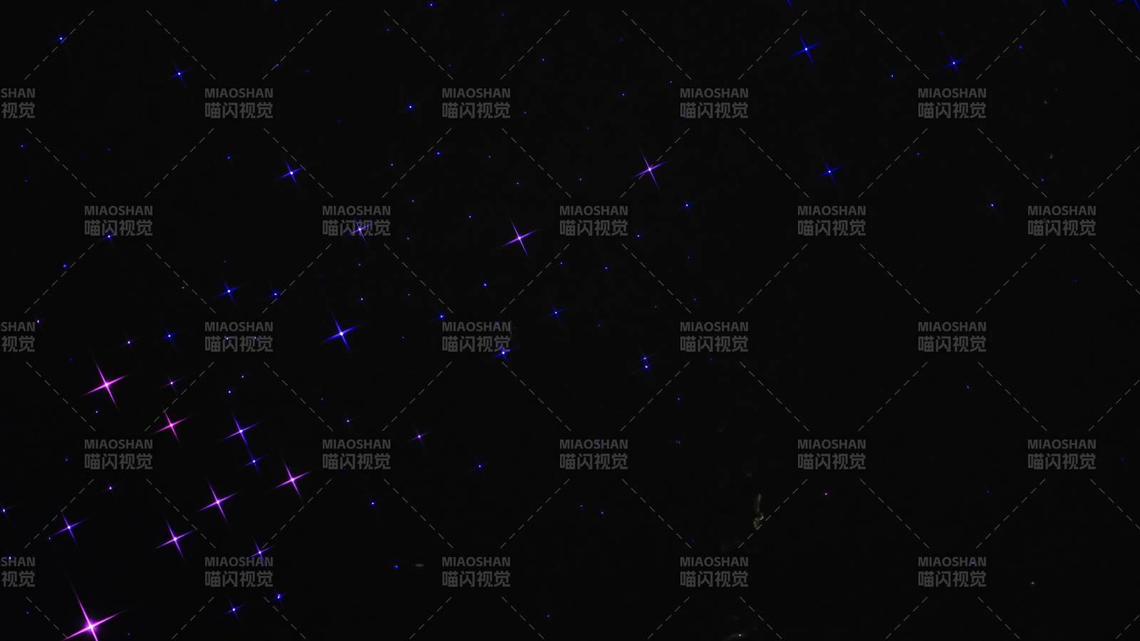 夜空中的星光閃爍