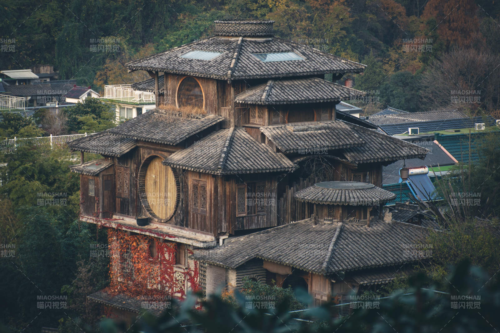 古樸木樓 山間隱居--杭州