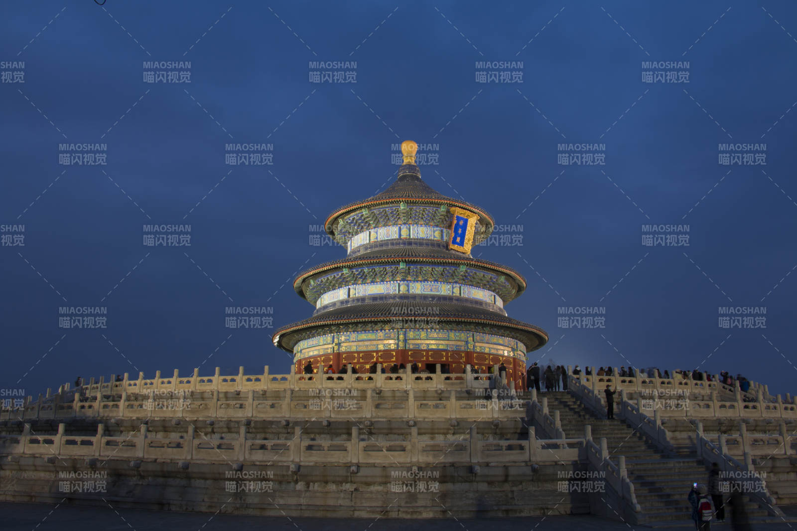 天壇夜景 古韻悠然