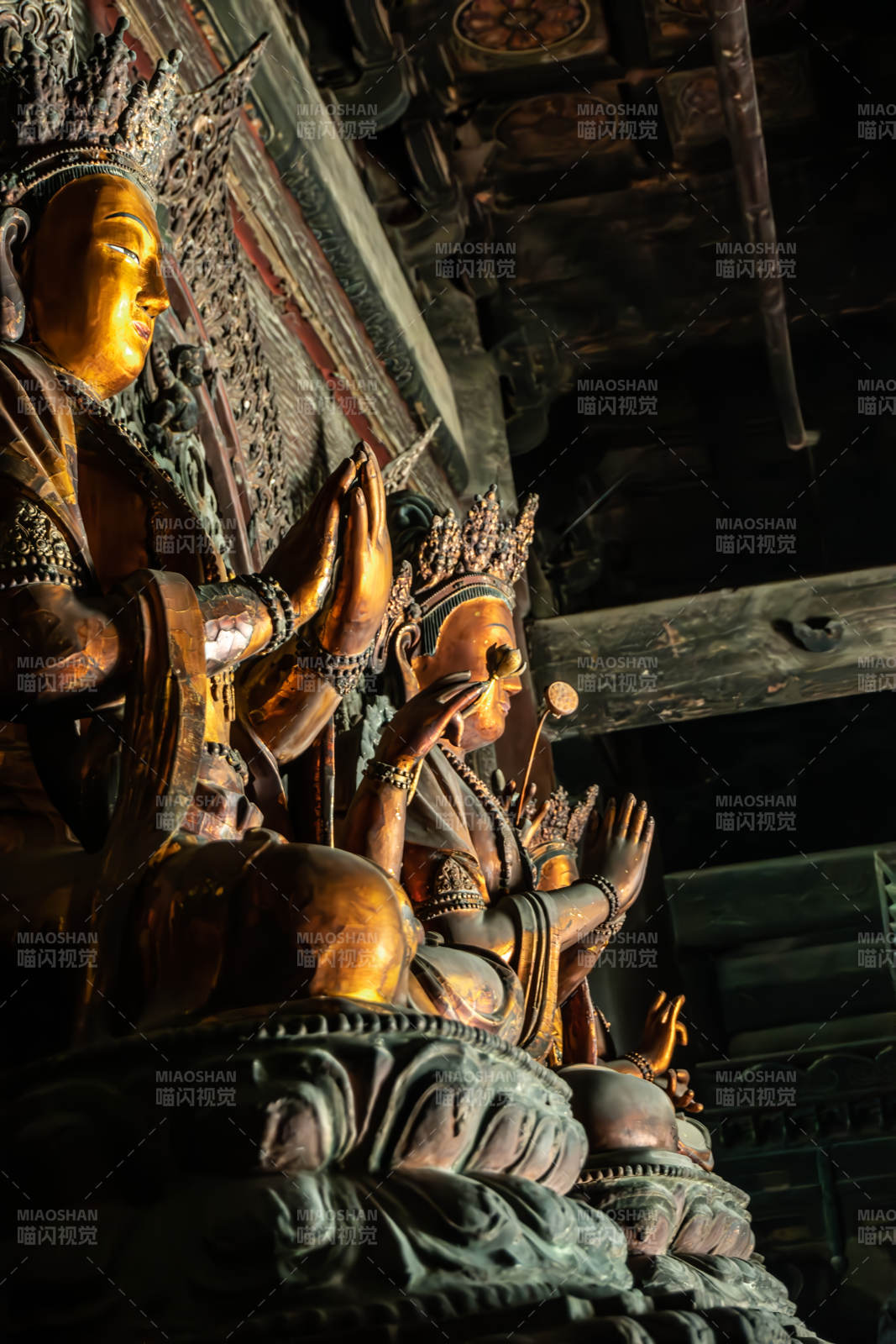 大覺(jué)古寺佛像 莊嚴(yán)神圣