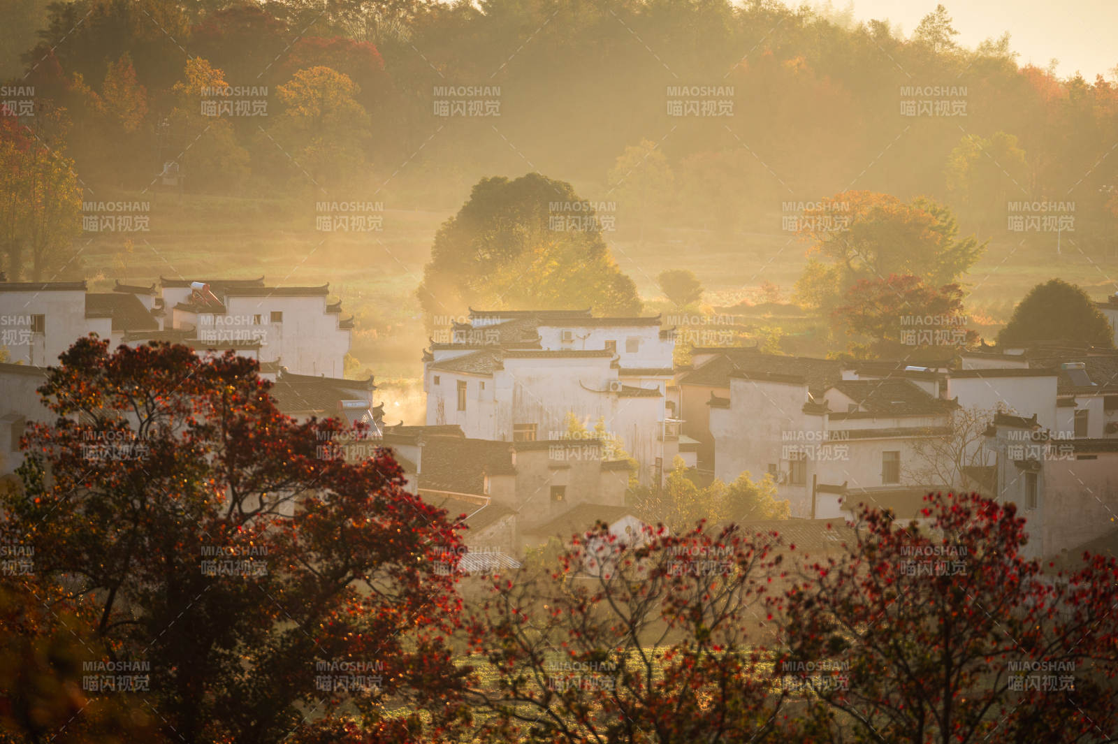 秋日宏村