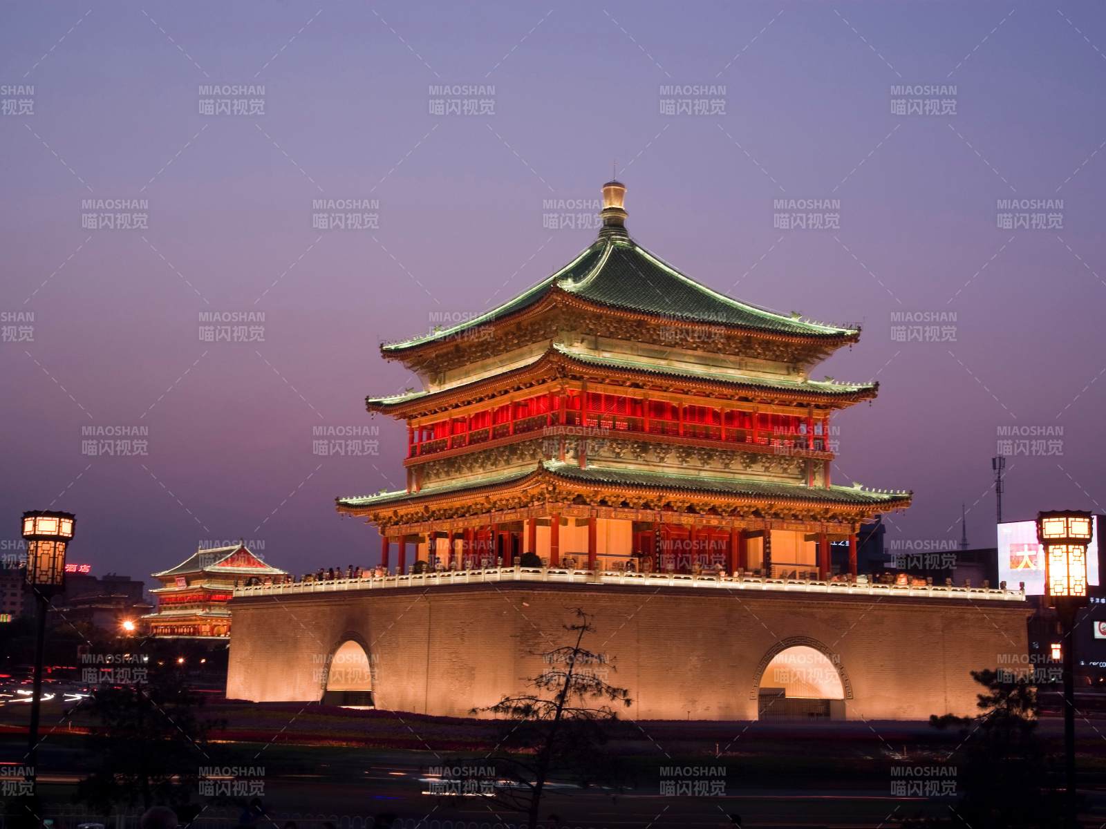 西安鐘樓夜景