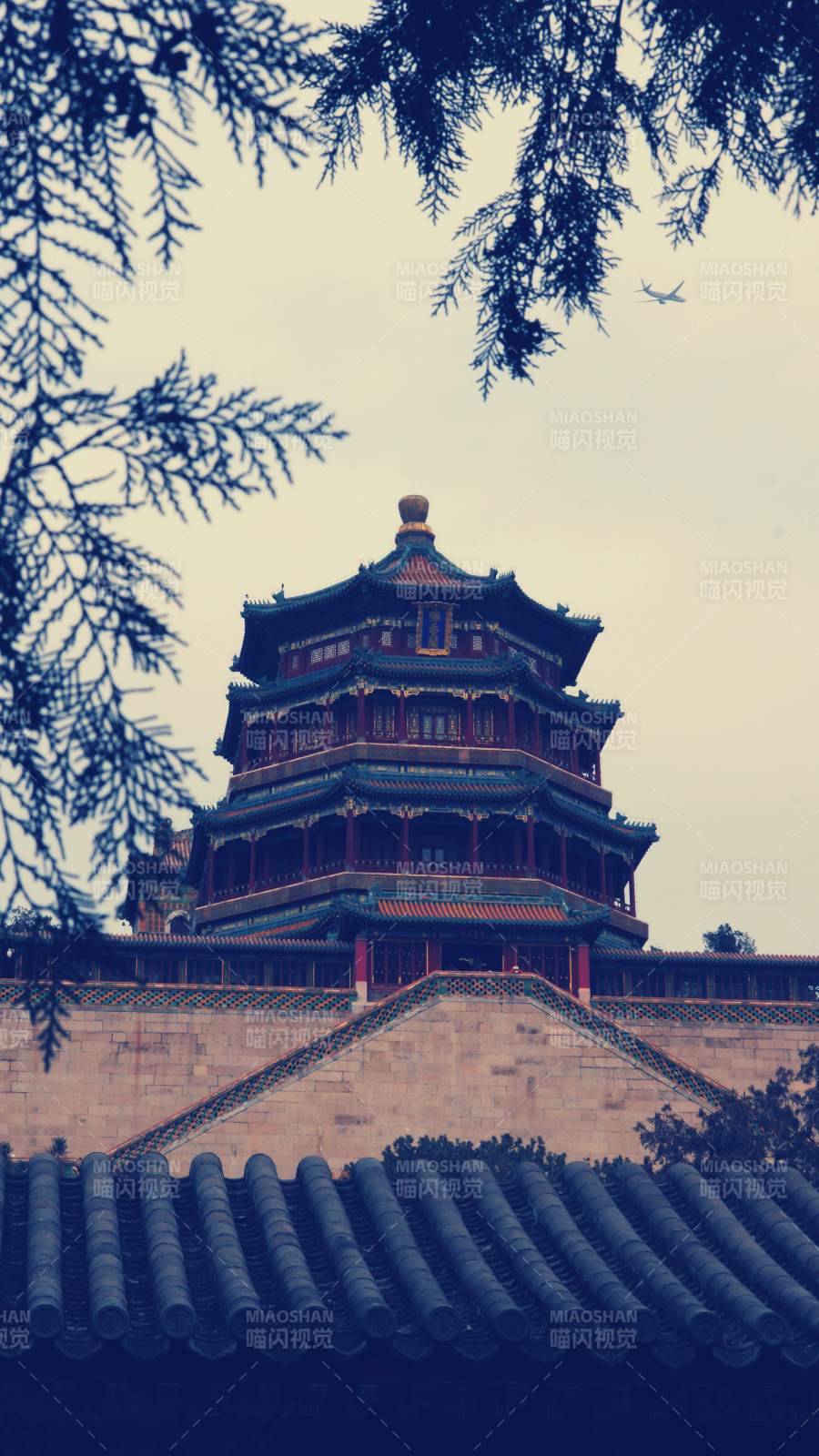 頤和園佛香閣古建筑