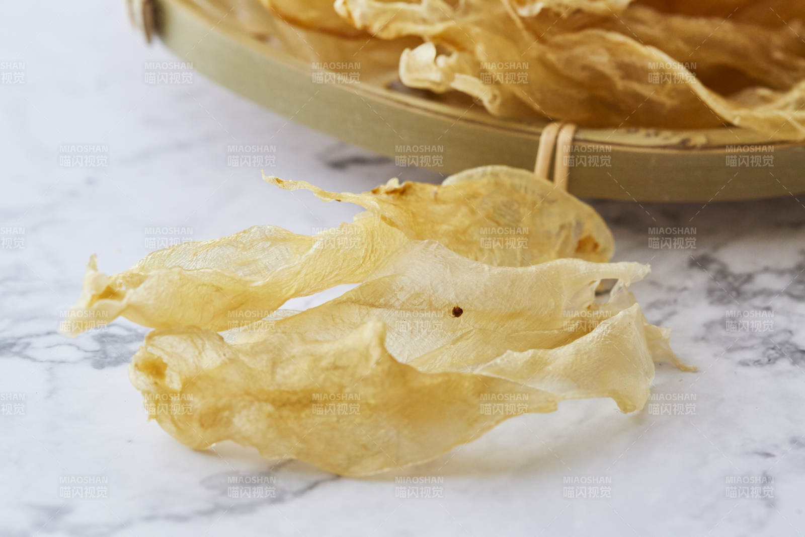 干魚膠特寫