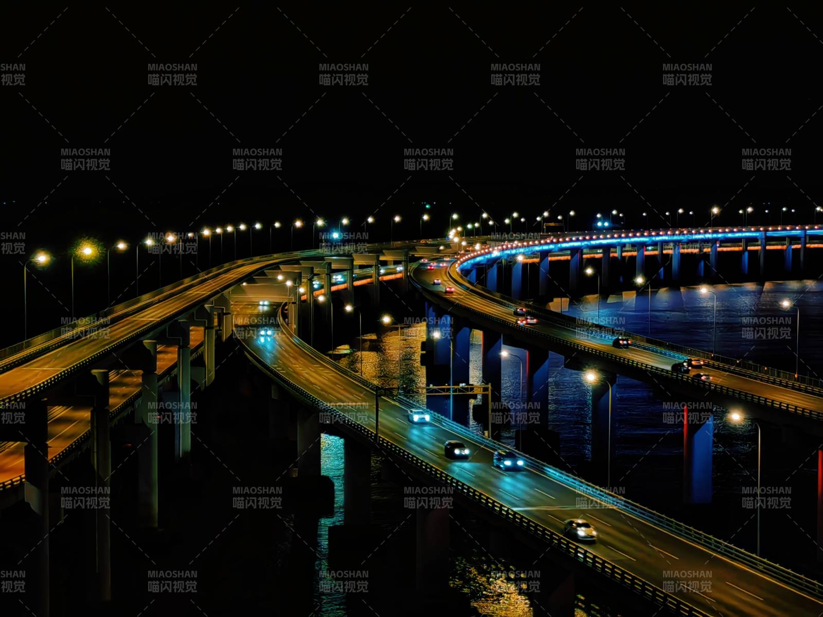 夜海珠橋