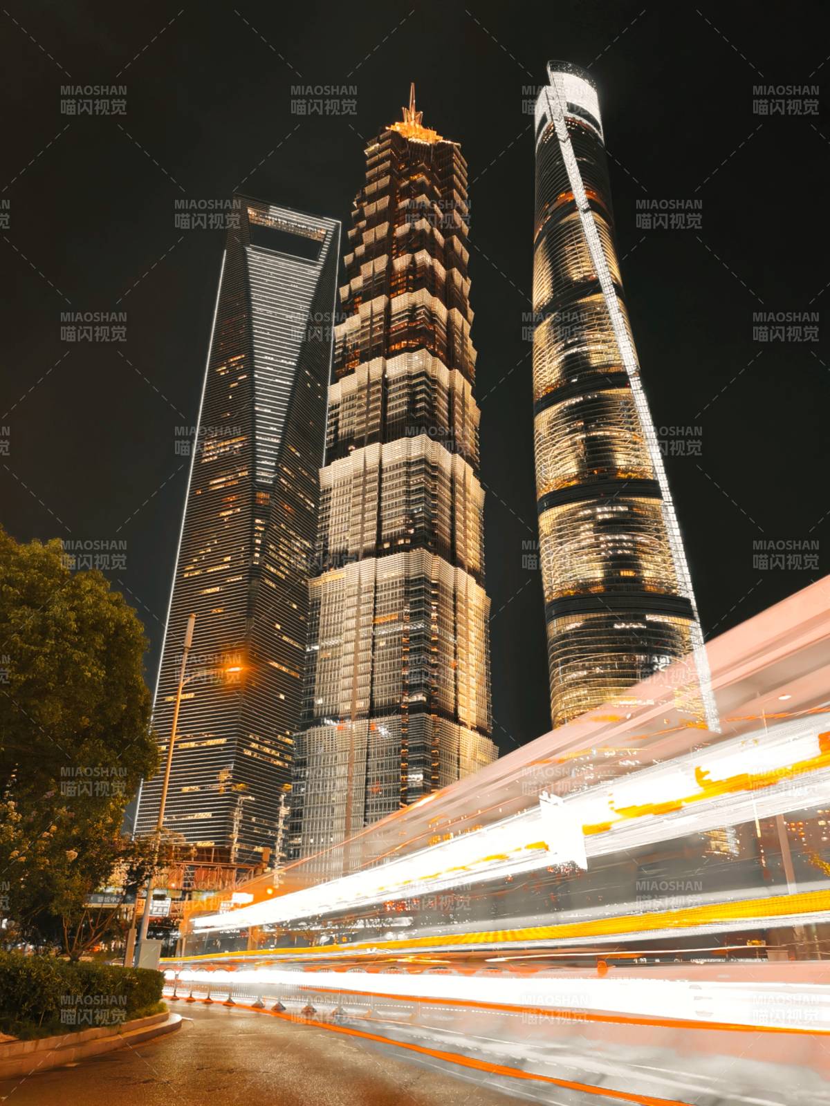 上海夜景三件套