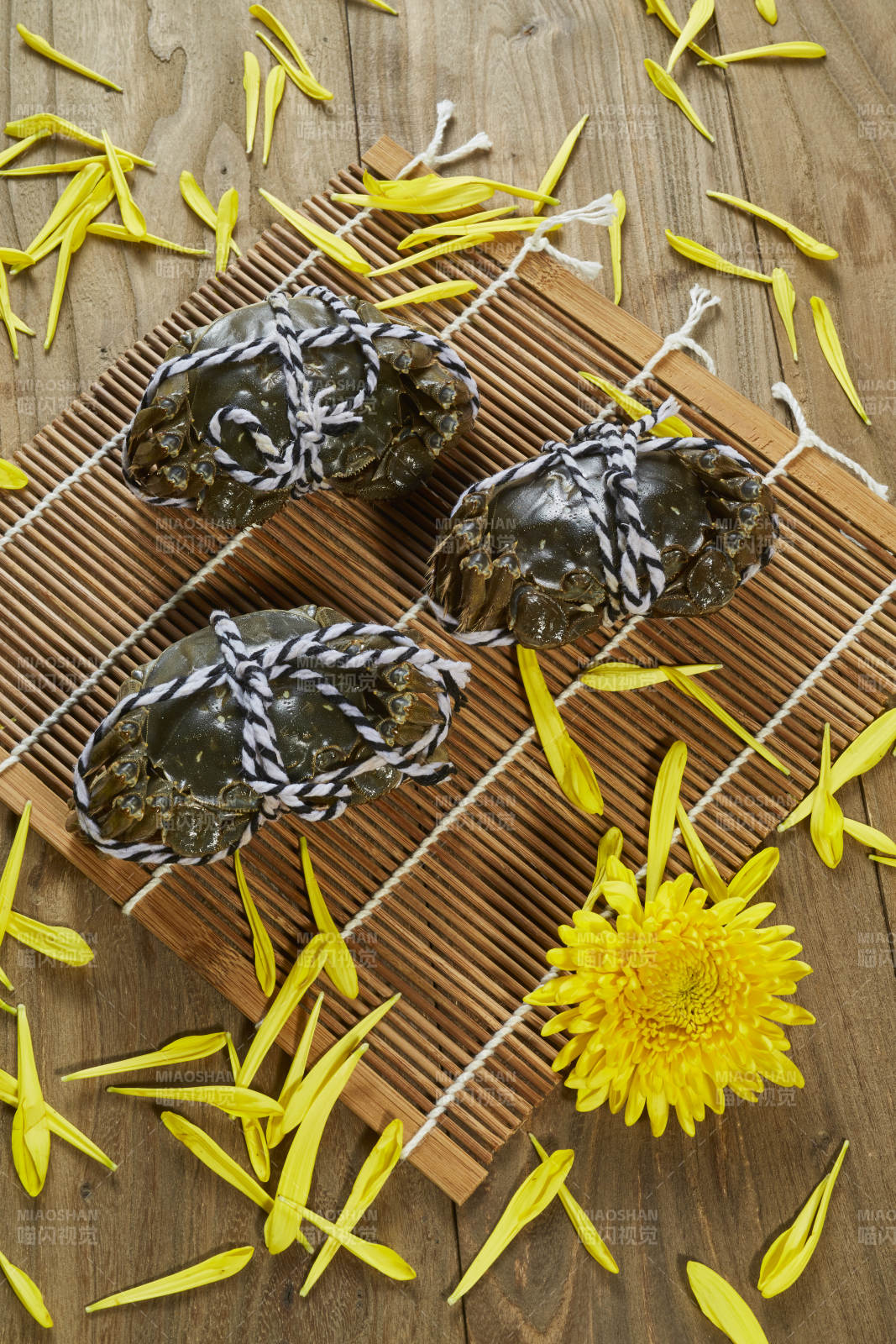 秋日蟹宴 菊花相伴