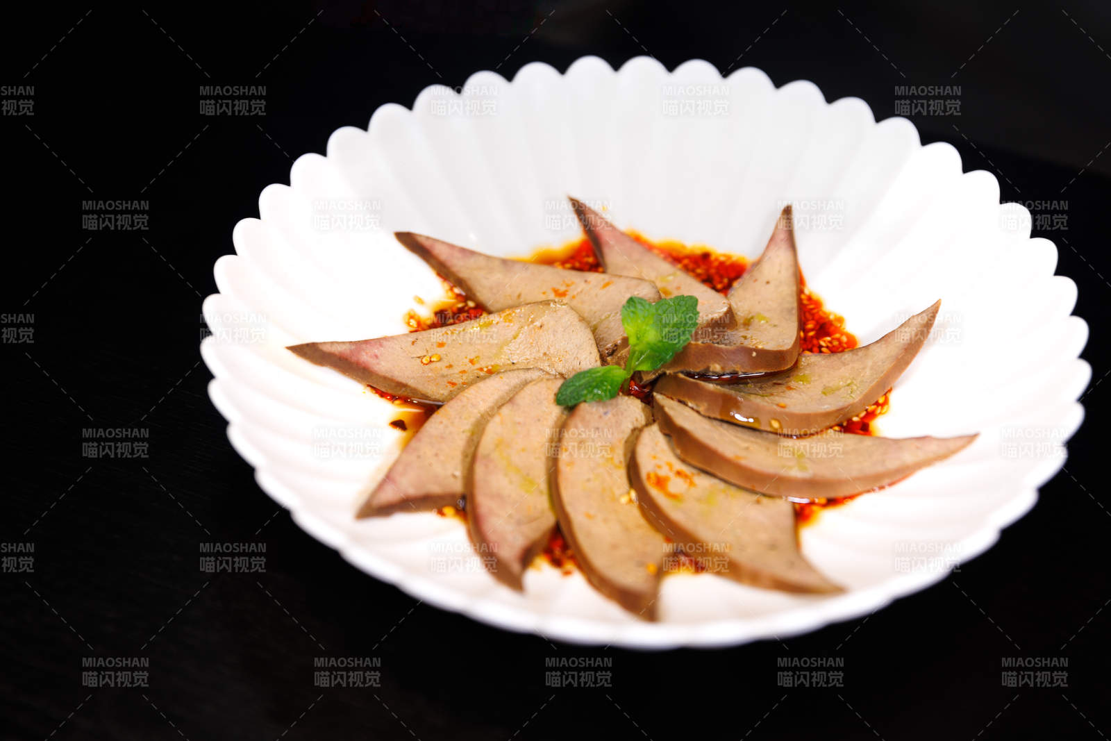麻辣豬肝片