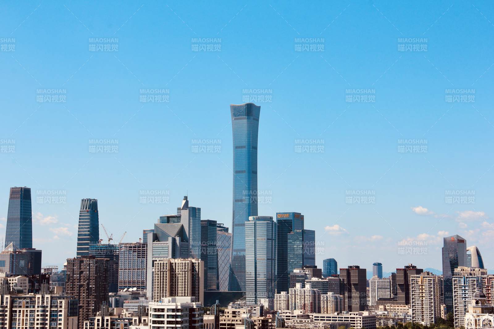 北京CBD高樓群景