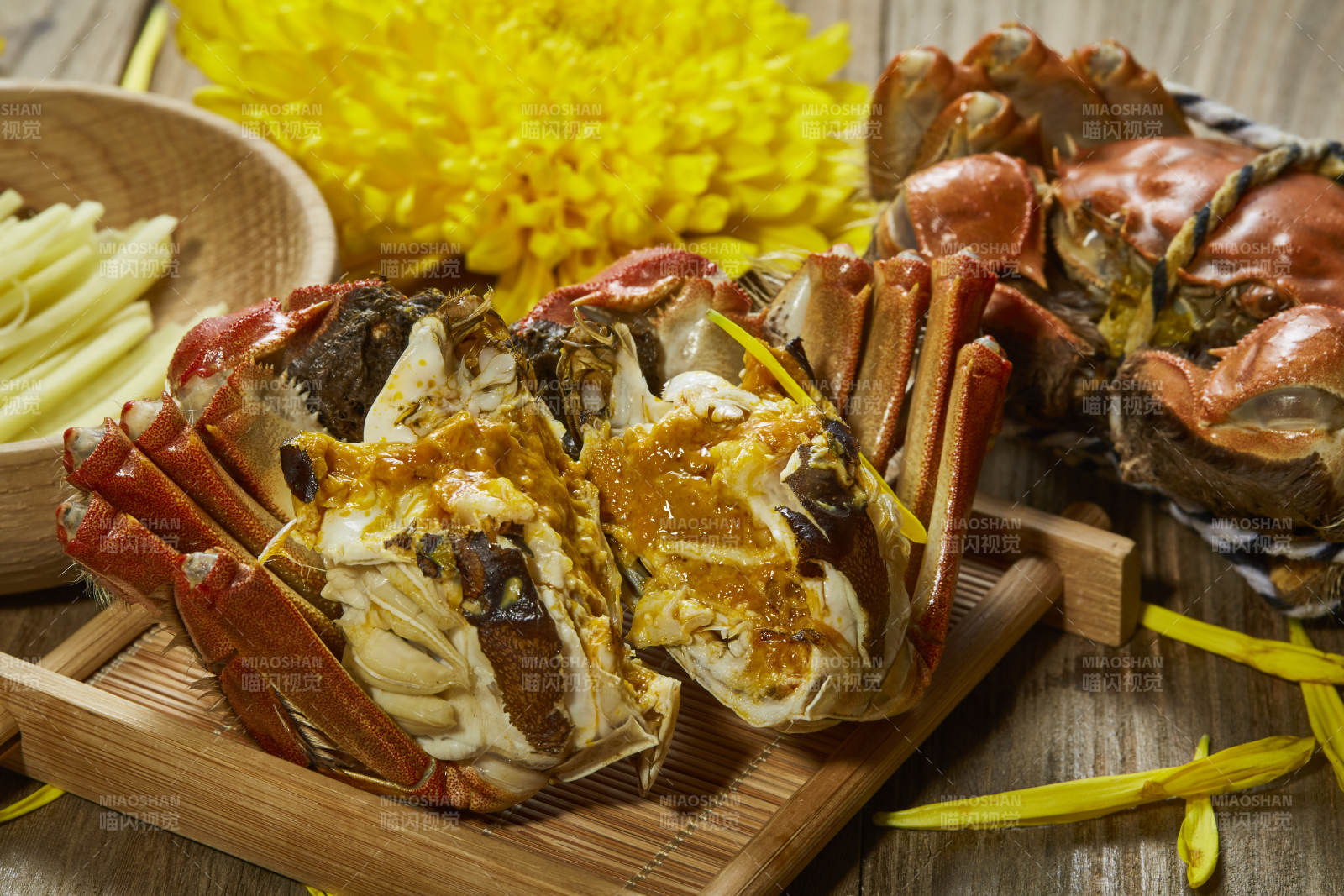 清蒸大閘蟹 美味佳肴