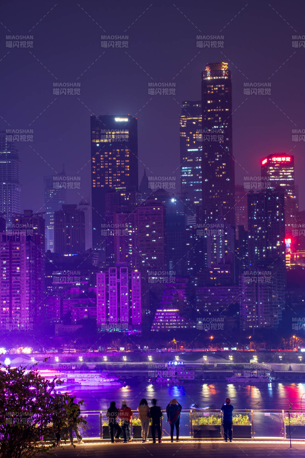 夜景璀璨 城市燈火輝煌