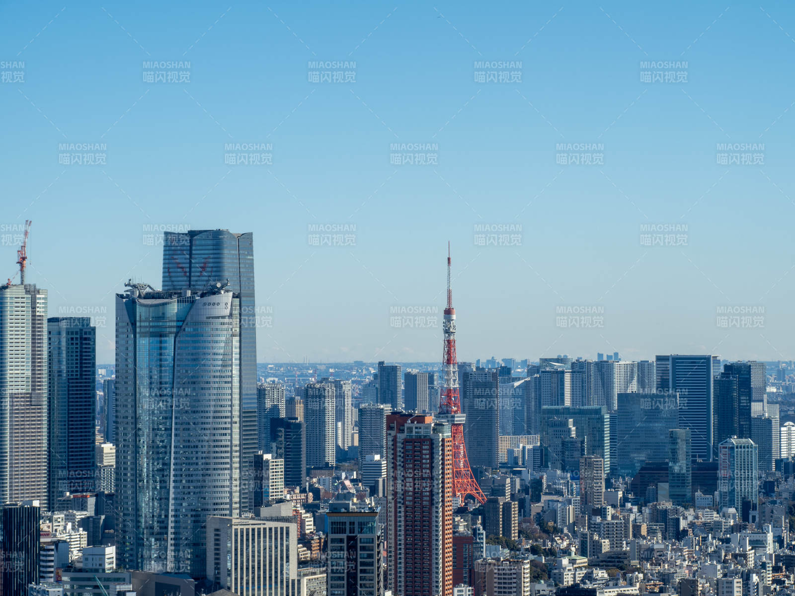 東京城市天際線全景
