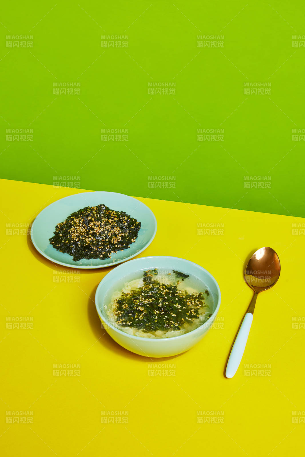 海苔粥與芝麻海苔碟