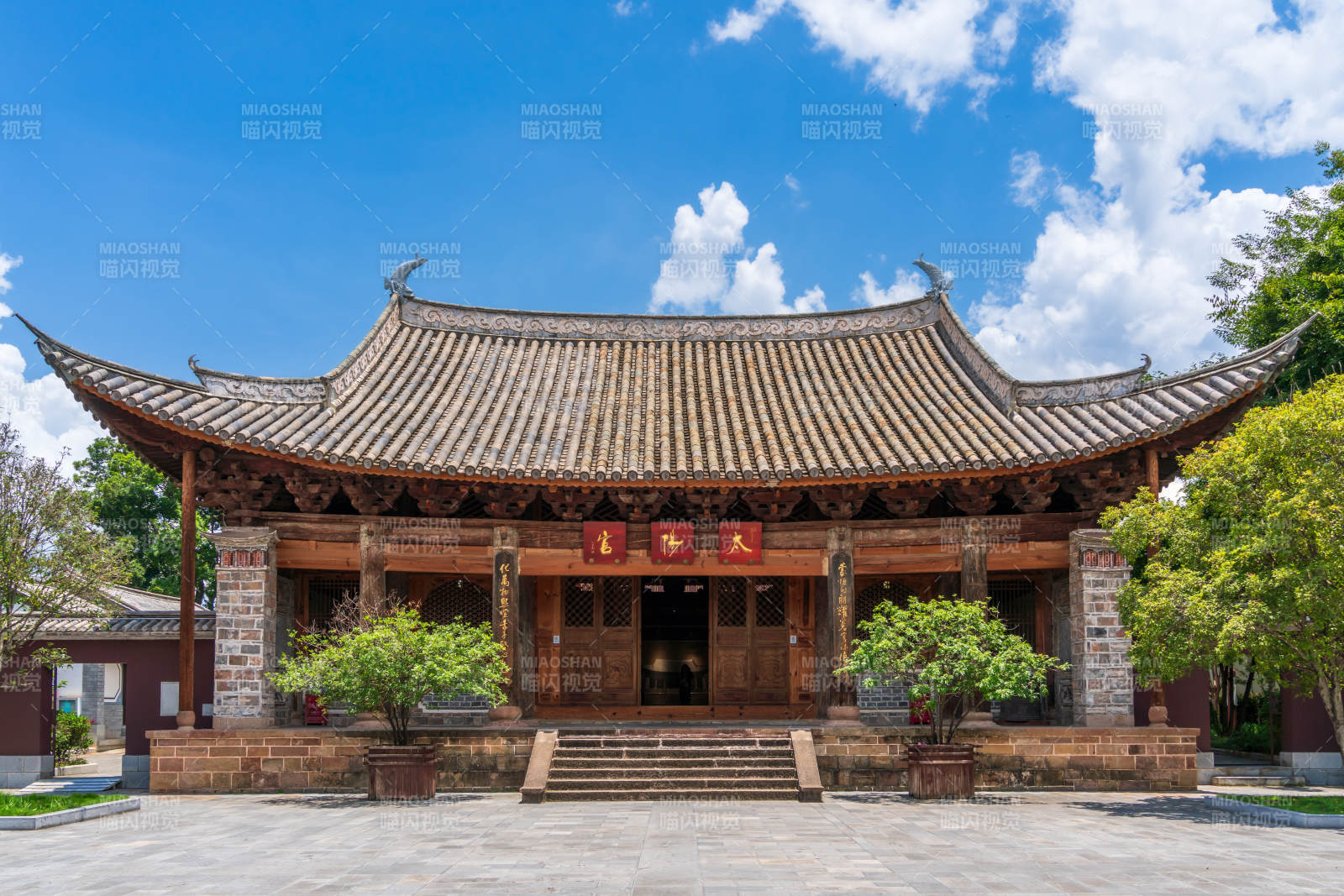 云南大理巍山古城太陽宮