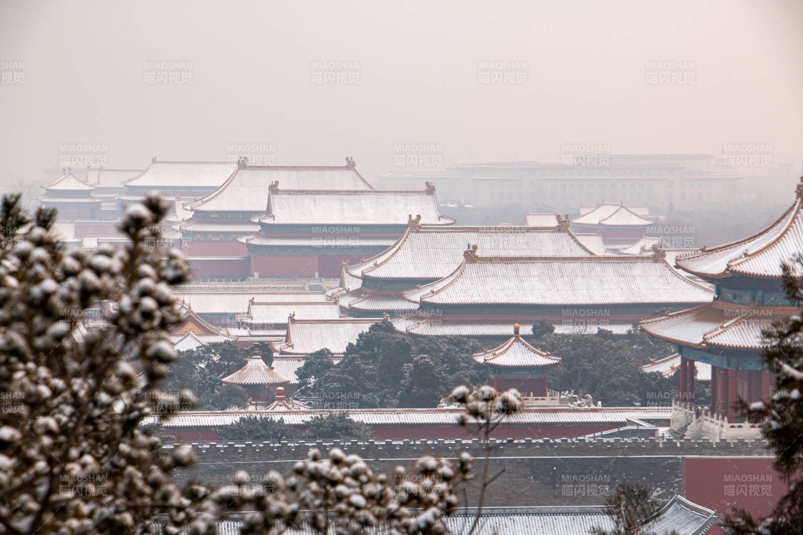 雪后故宮 古韻悠然