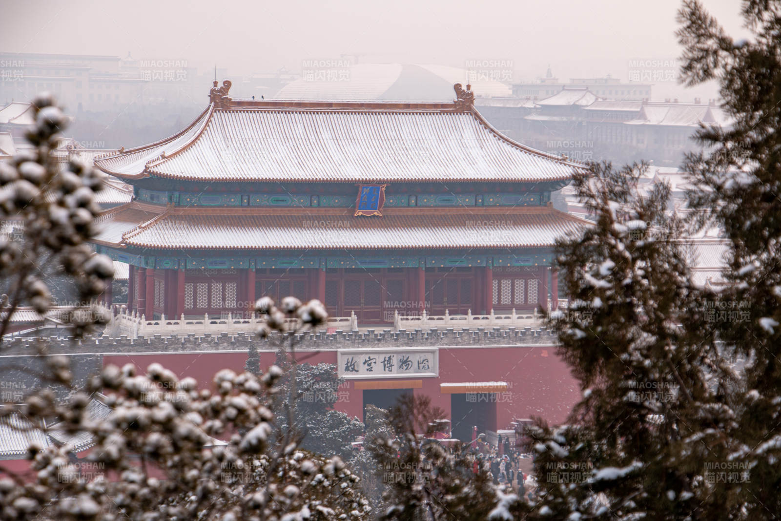 雪后故宮 古韻悠然