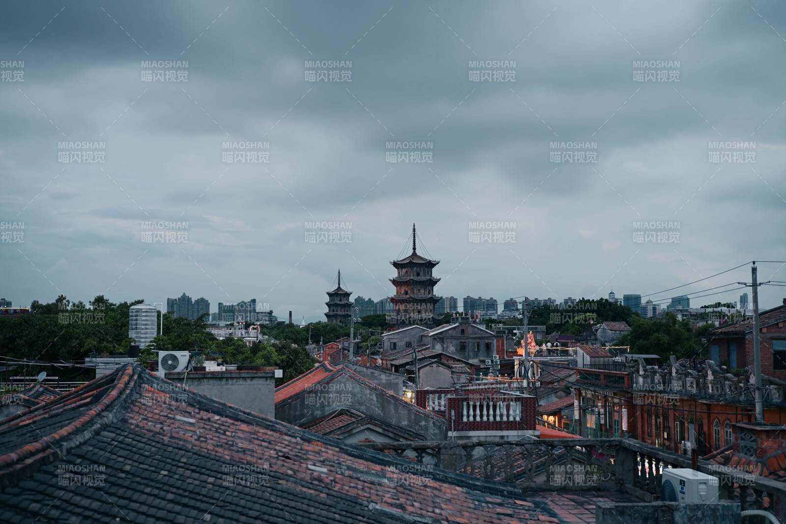 古城塔影 云天相映  泉州