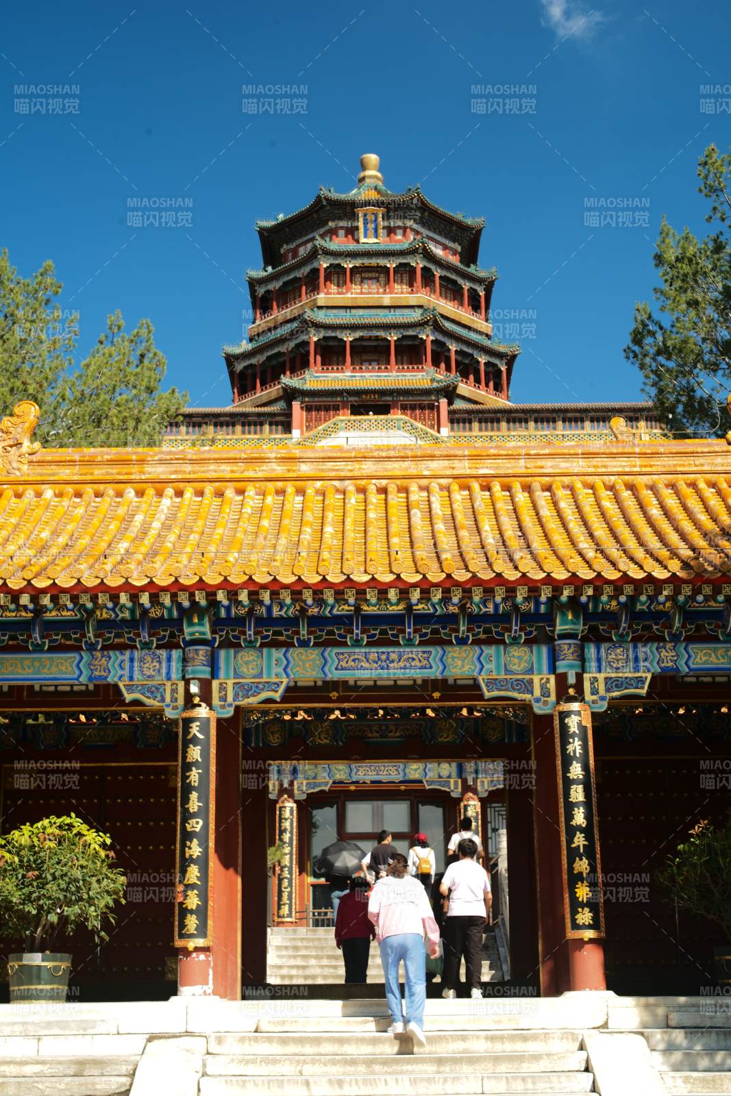 頤和園佛香閣前的建筑