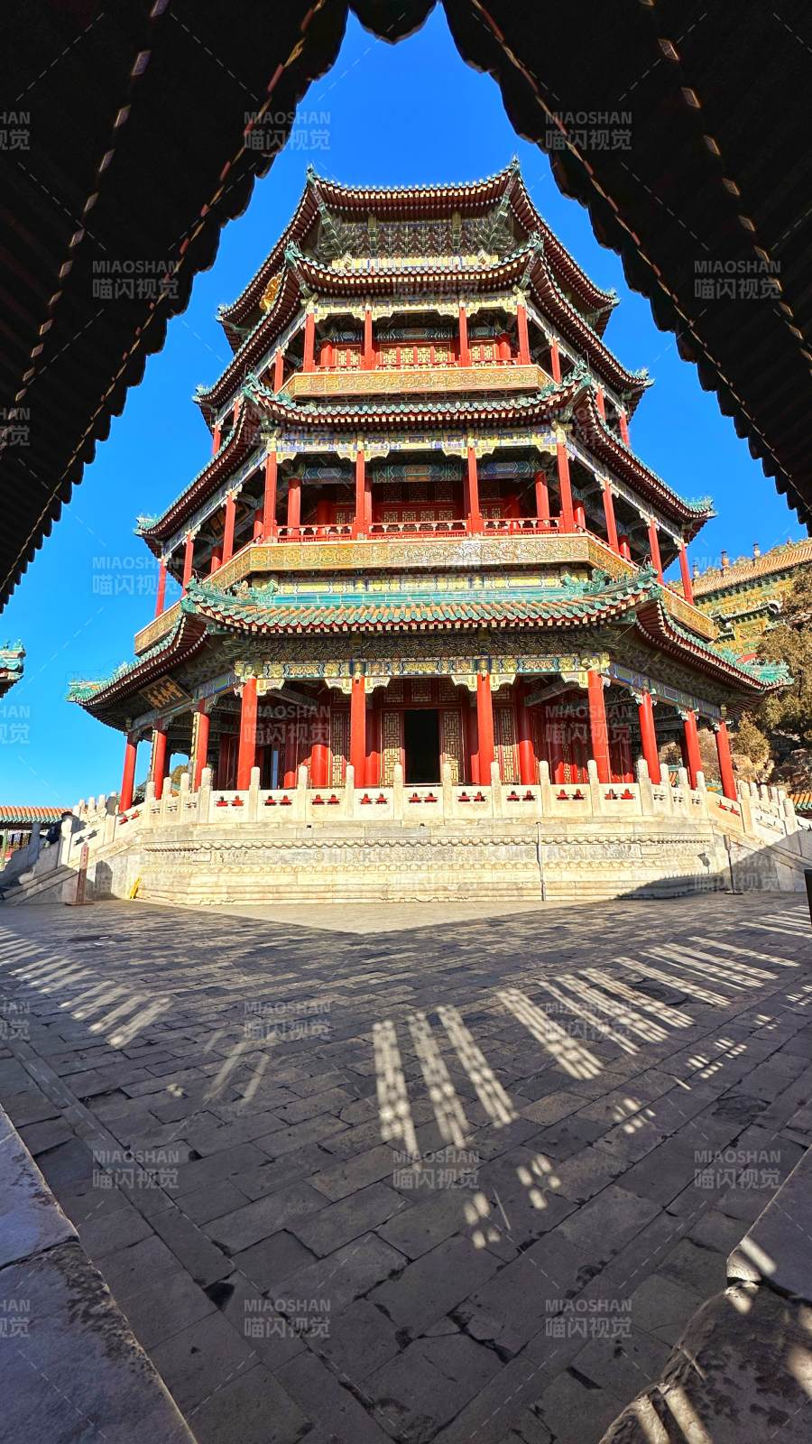 頤和園佛香閣的壯麗景象