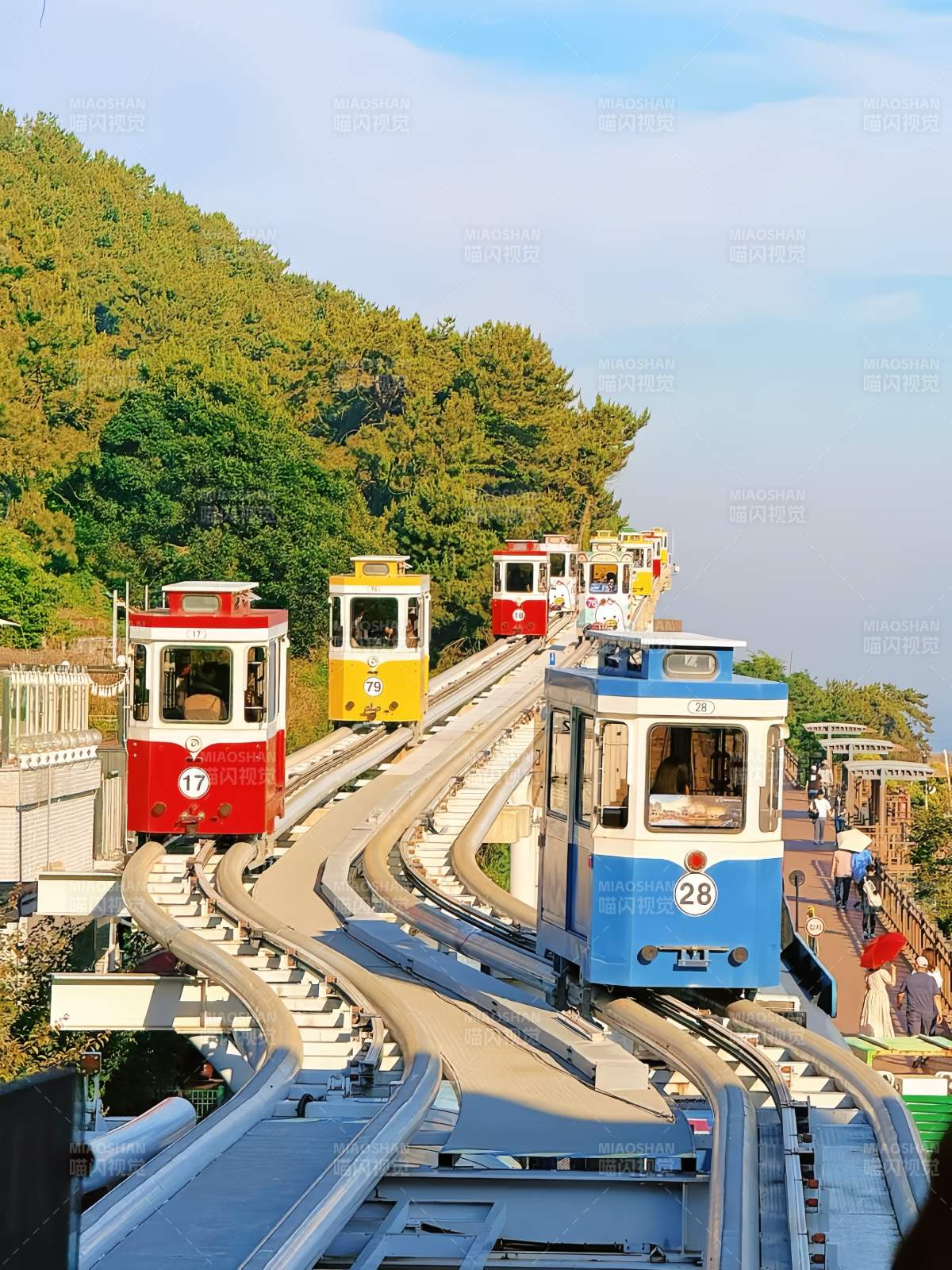 釜山海岸列車和膠囊小火車