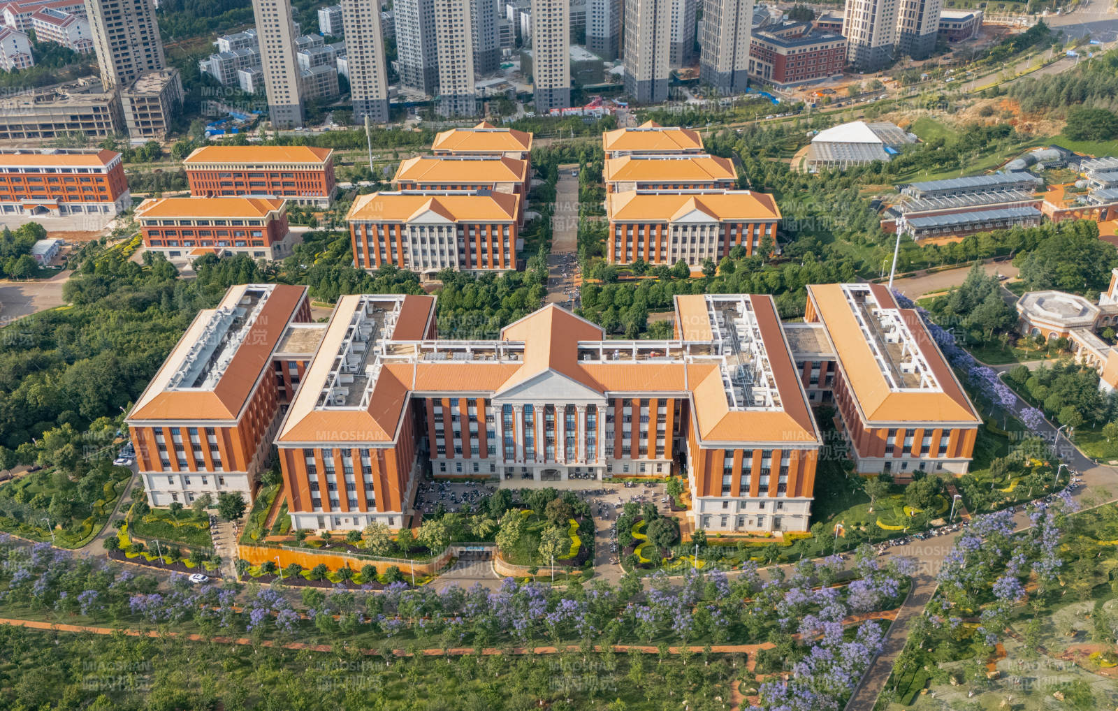 云南大學校園俯瞰圖