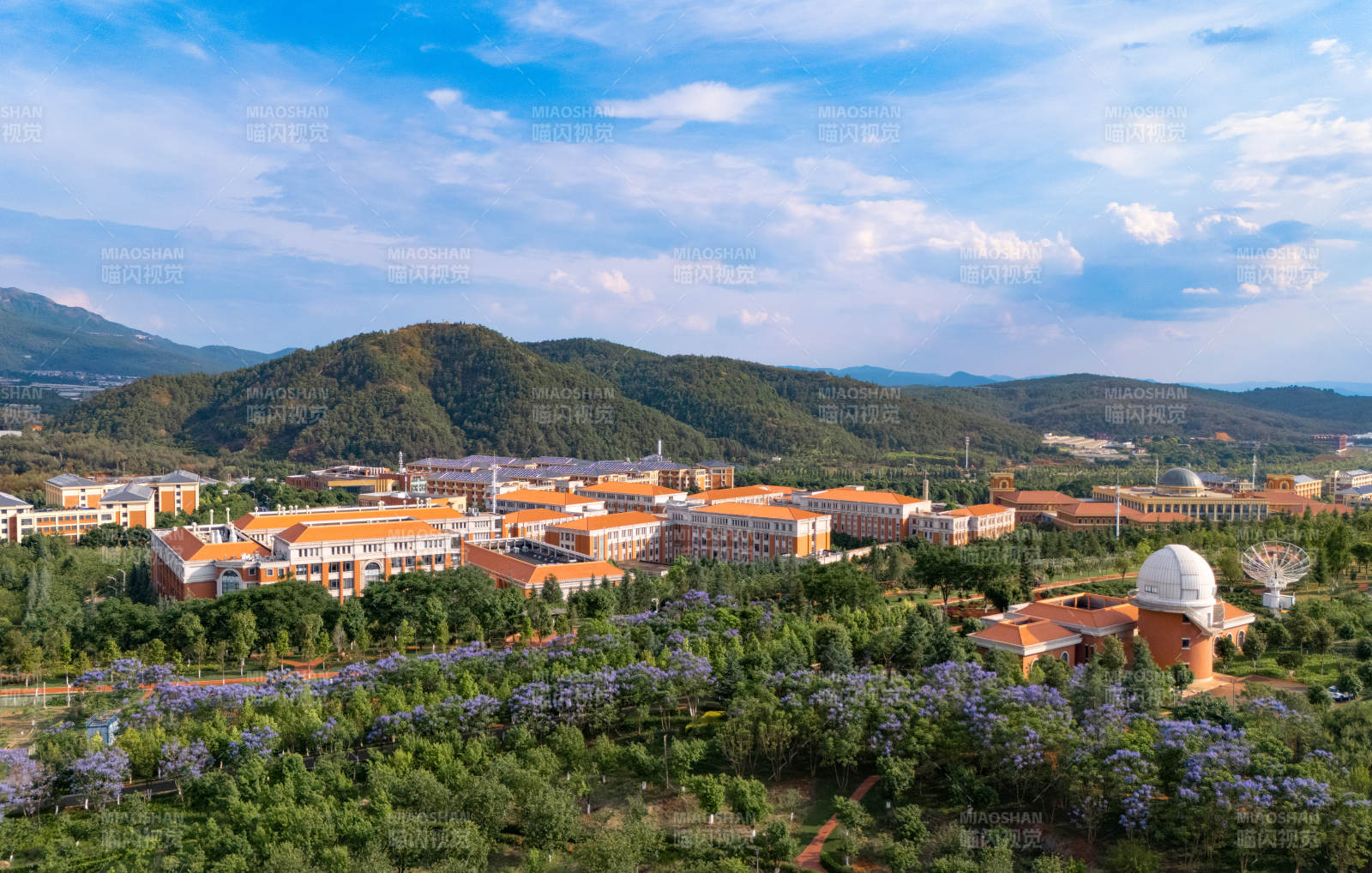 云南大學(xué)校園俯瞰圖