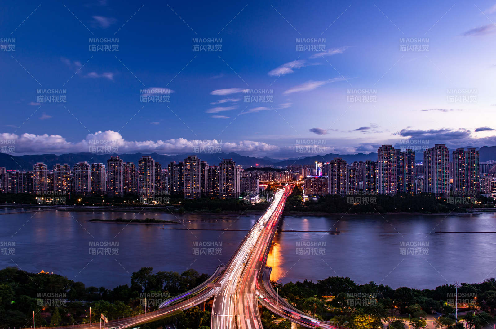福州尤溪洲大橋夜景
