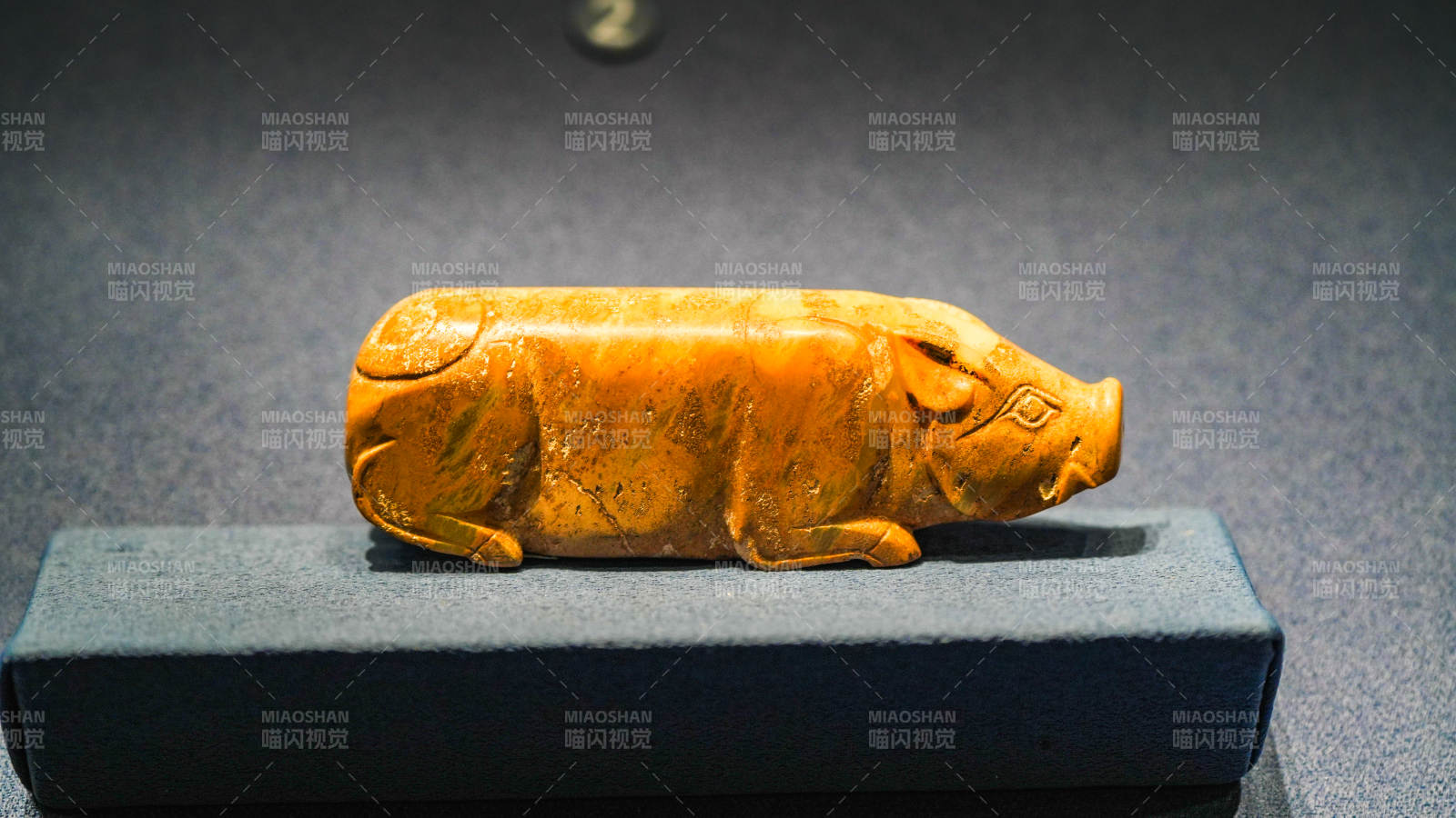 玉豬雕塑靜展古韻--   山西省博物館