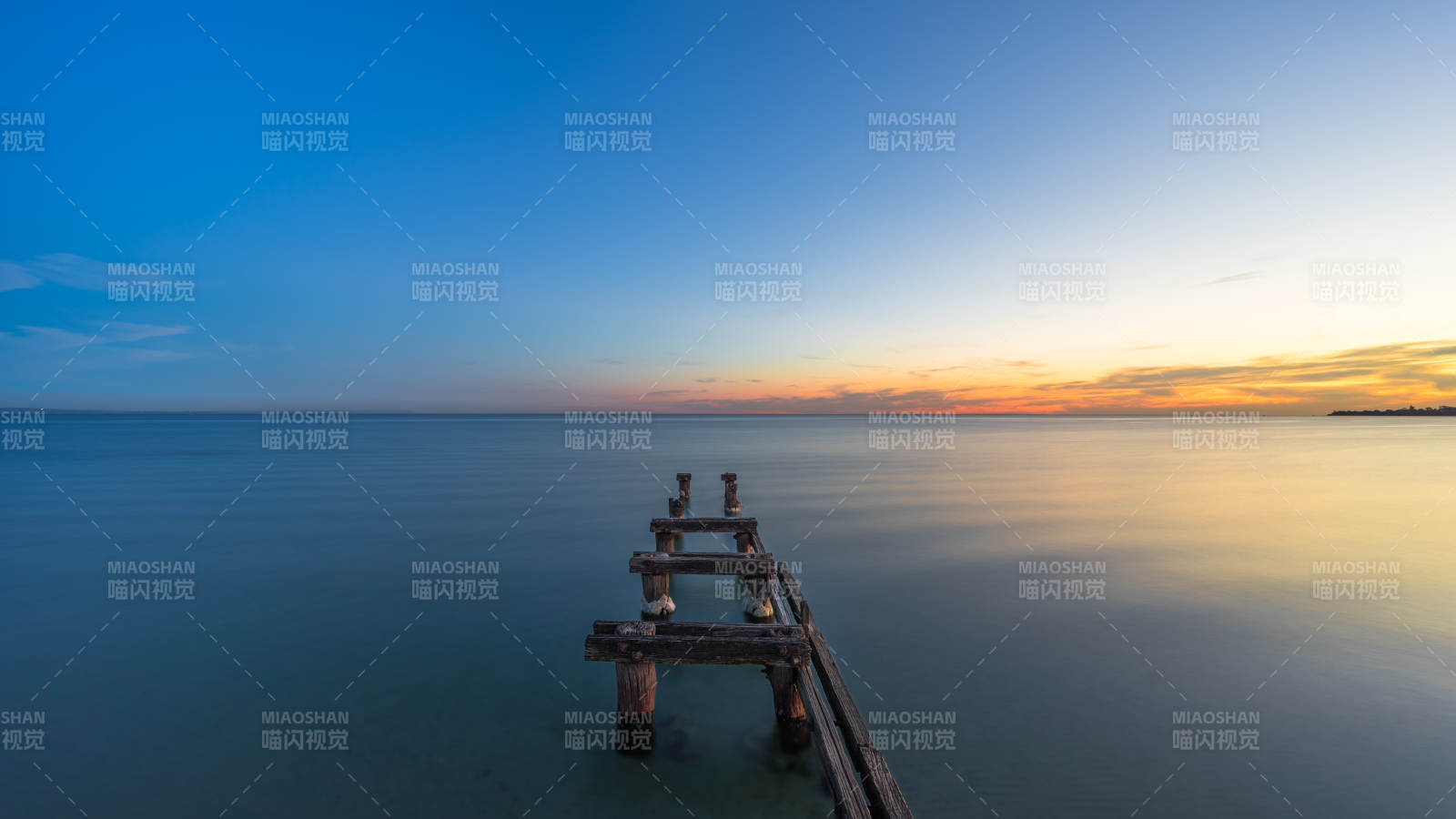 墨爾本莫寧頓半島--夕陽下的舊碼頭