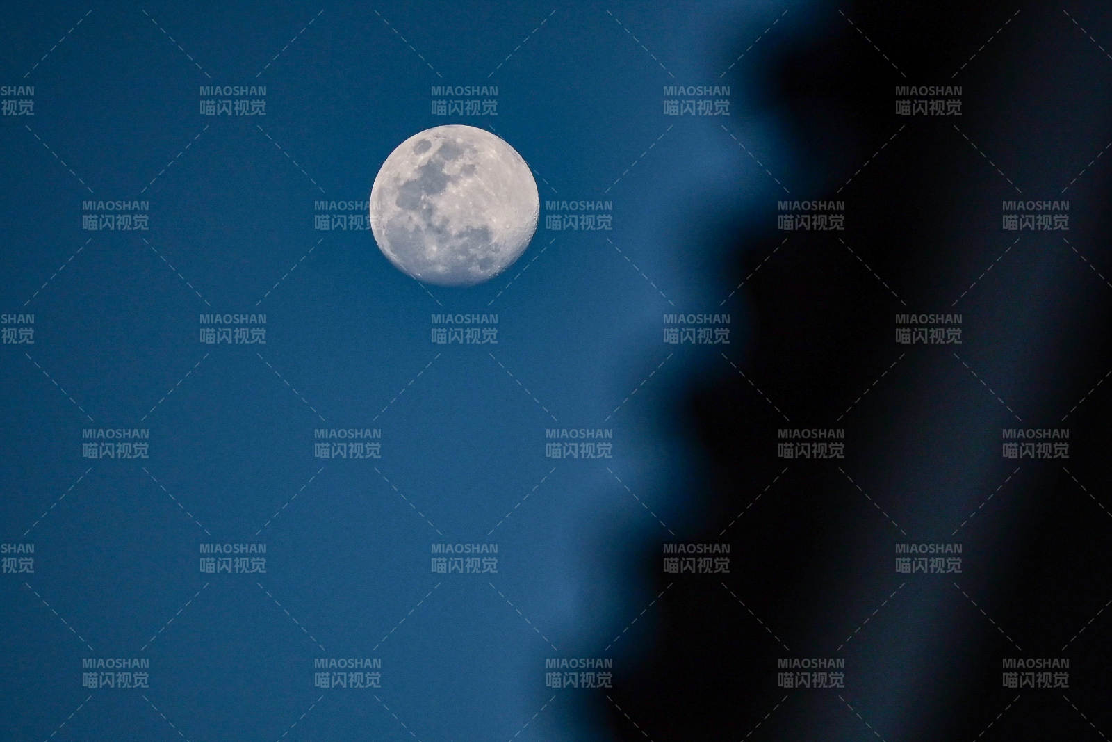 夜空中的明月