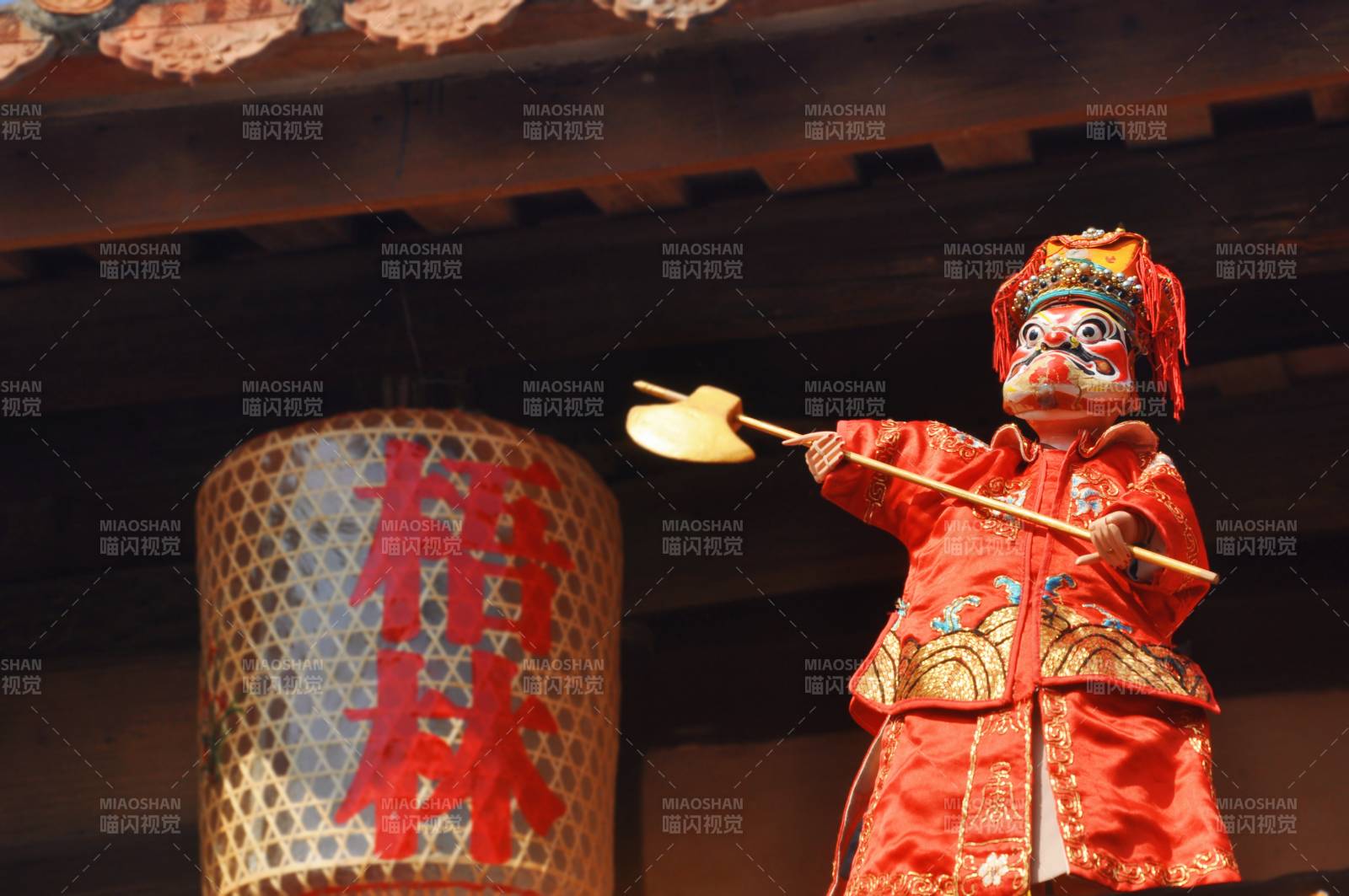 中國福建泉州晉江梧林傳統村落-木偶戲表演