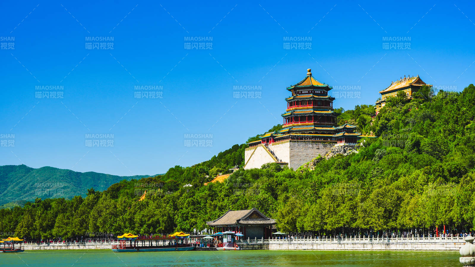 頤和園佛香閣風光