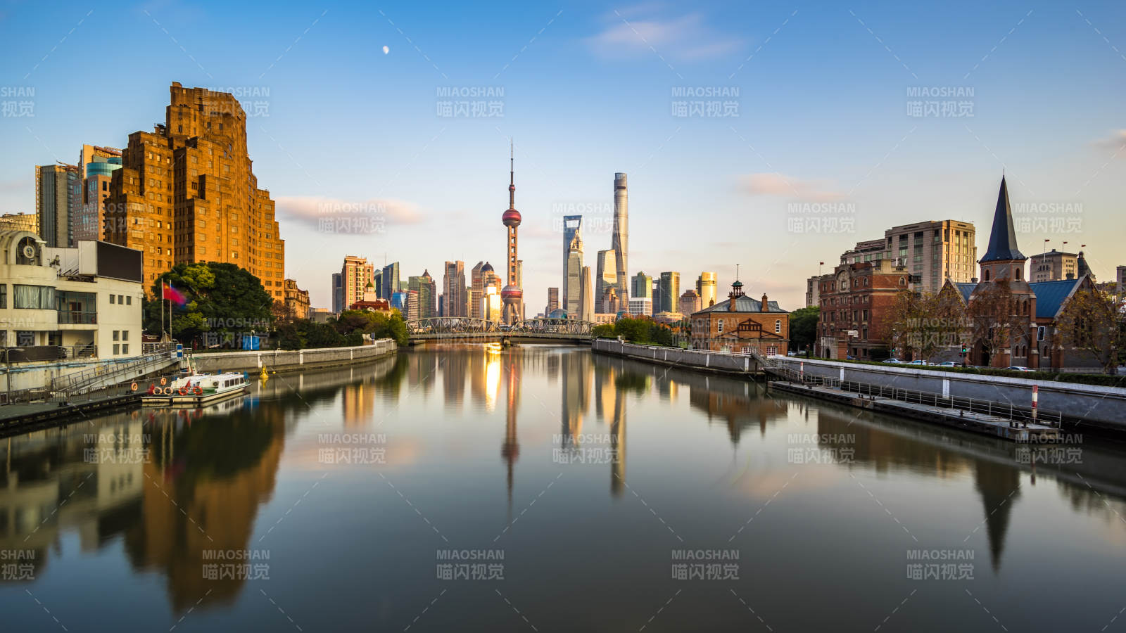 上海外灘與陸家嘴天際線