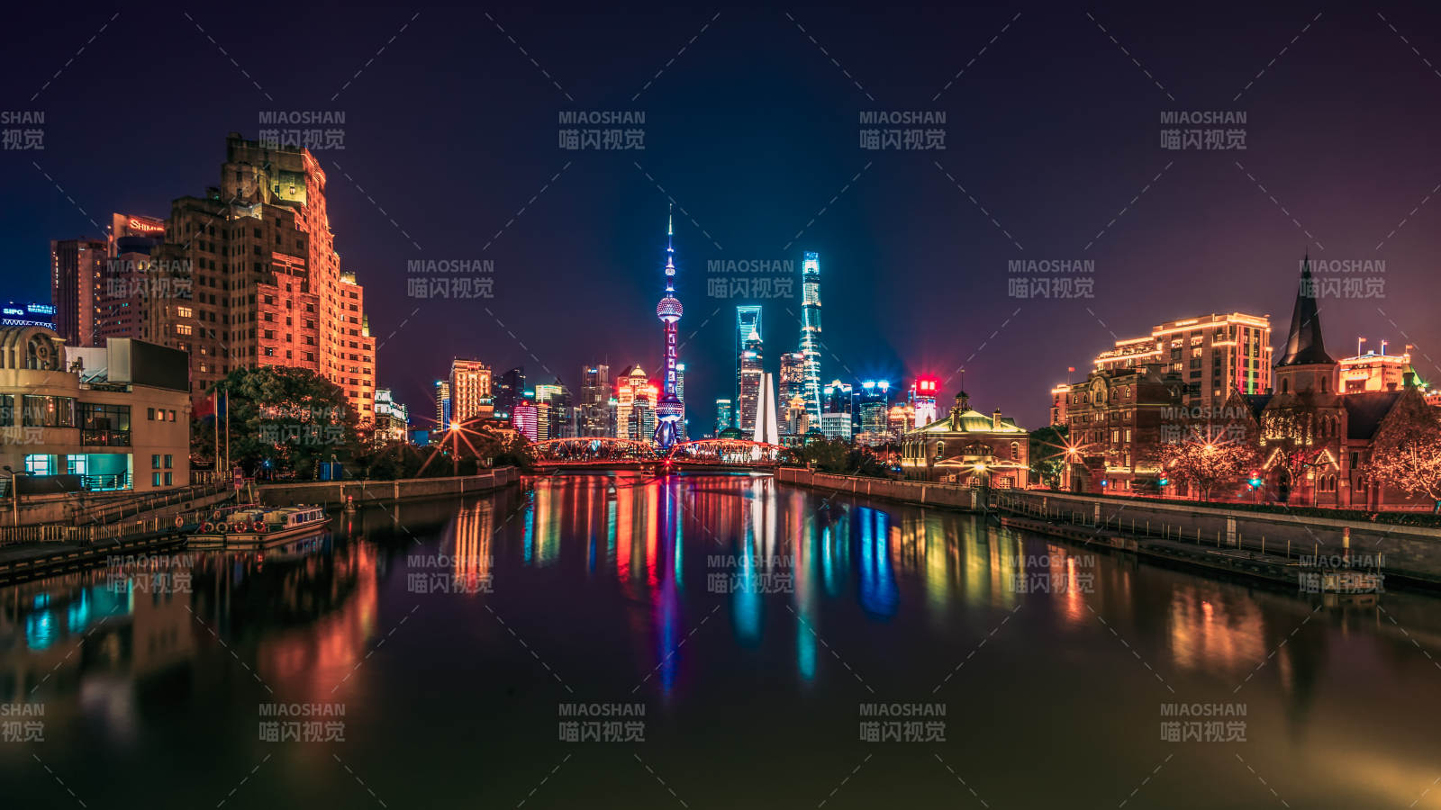 夜色下的城市風光