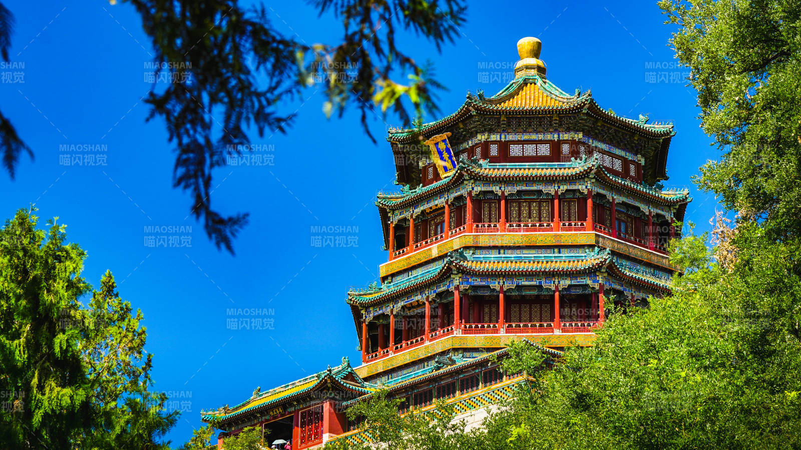 颐和园佛香阁风光