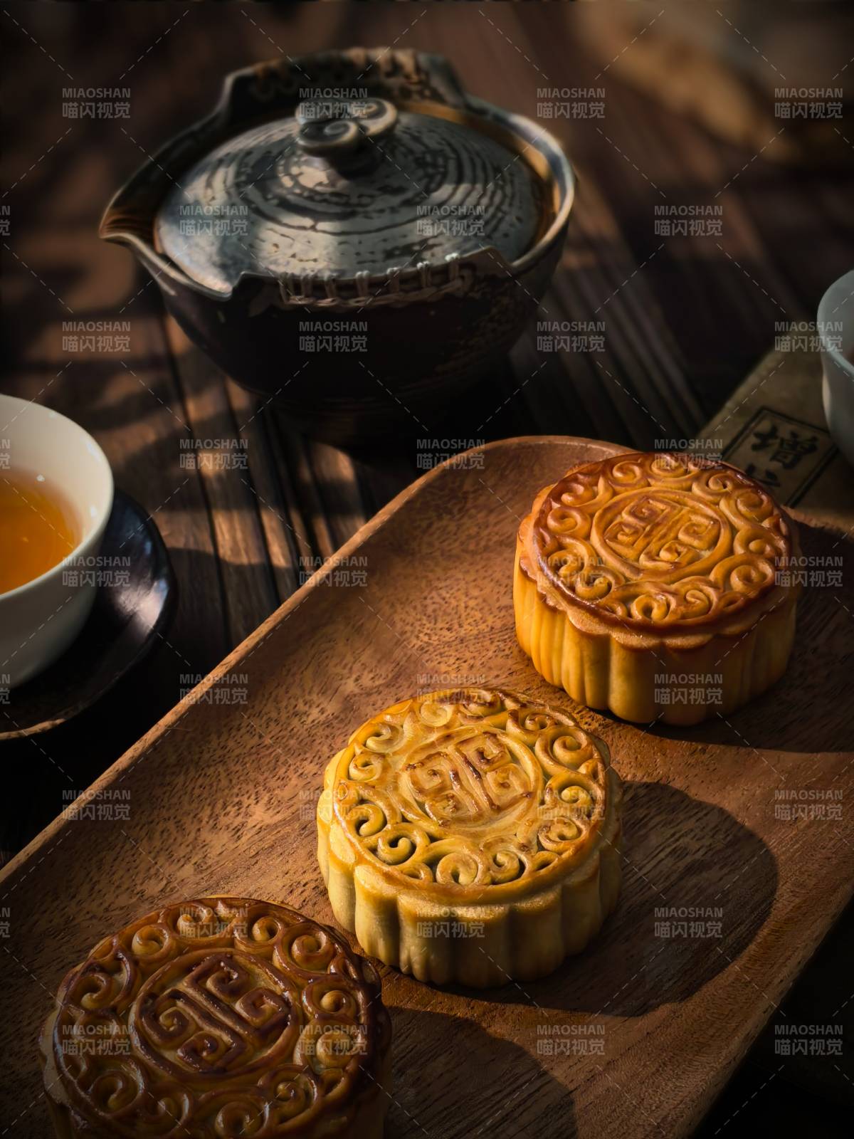 中秋月餅與茶香相伴