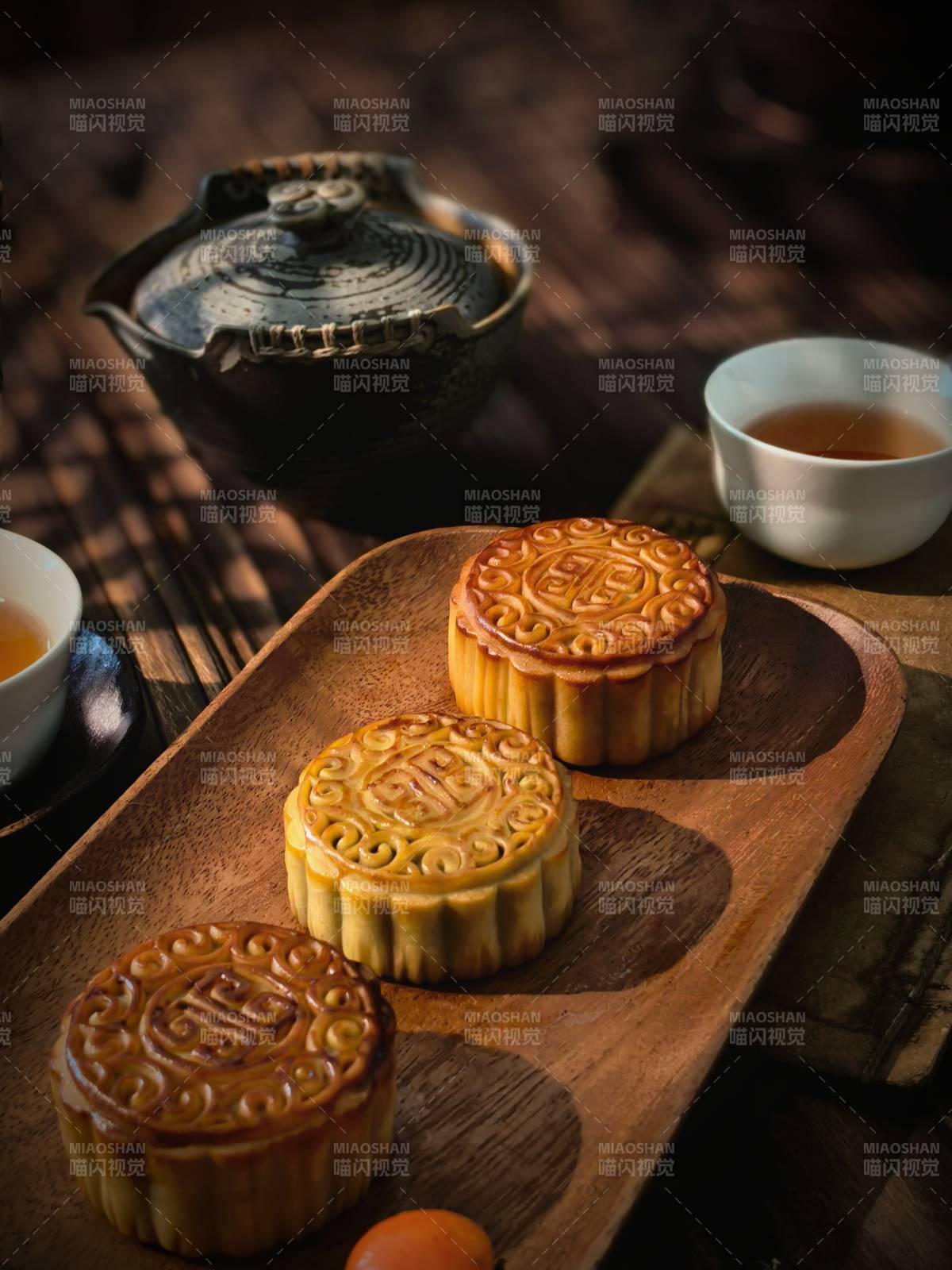 中秋月餅與茶香相伴