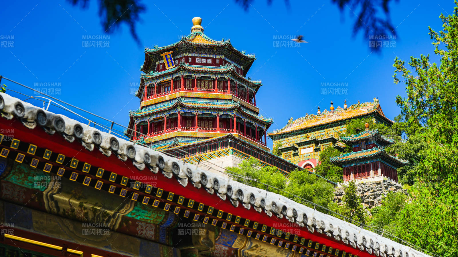 颐和园佛香阁风光