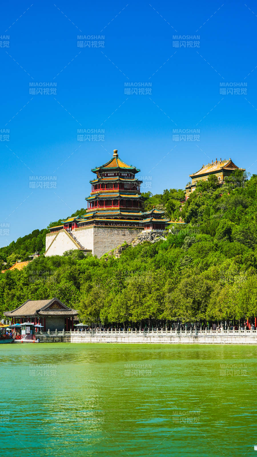 頤和園佛香閣風光