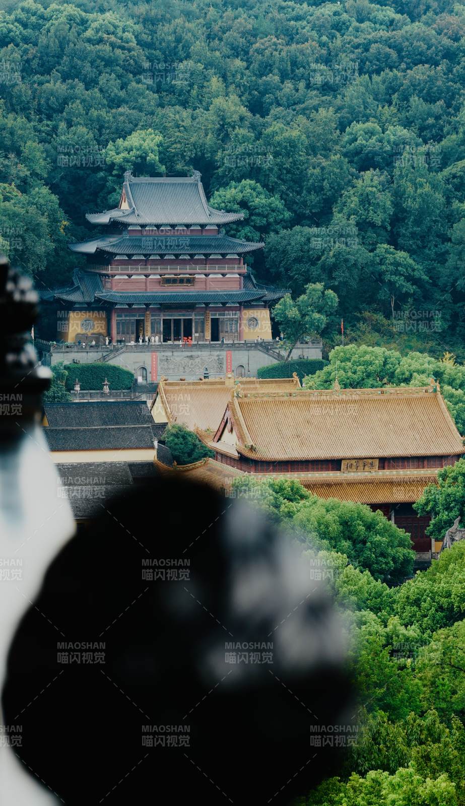 杭州凈慈寺山林古寺靜謐景